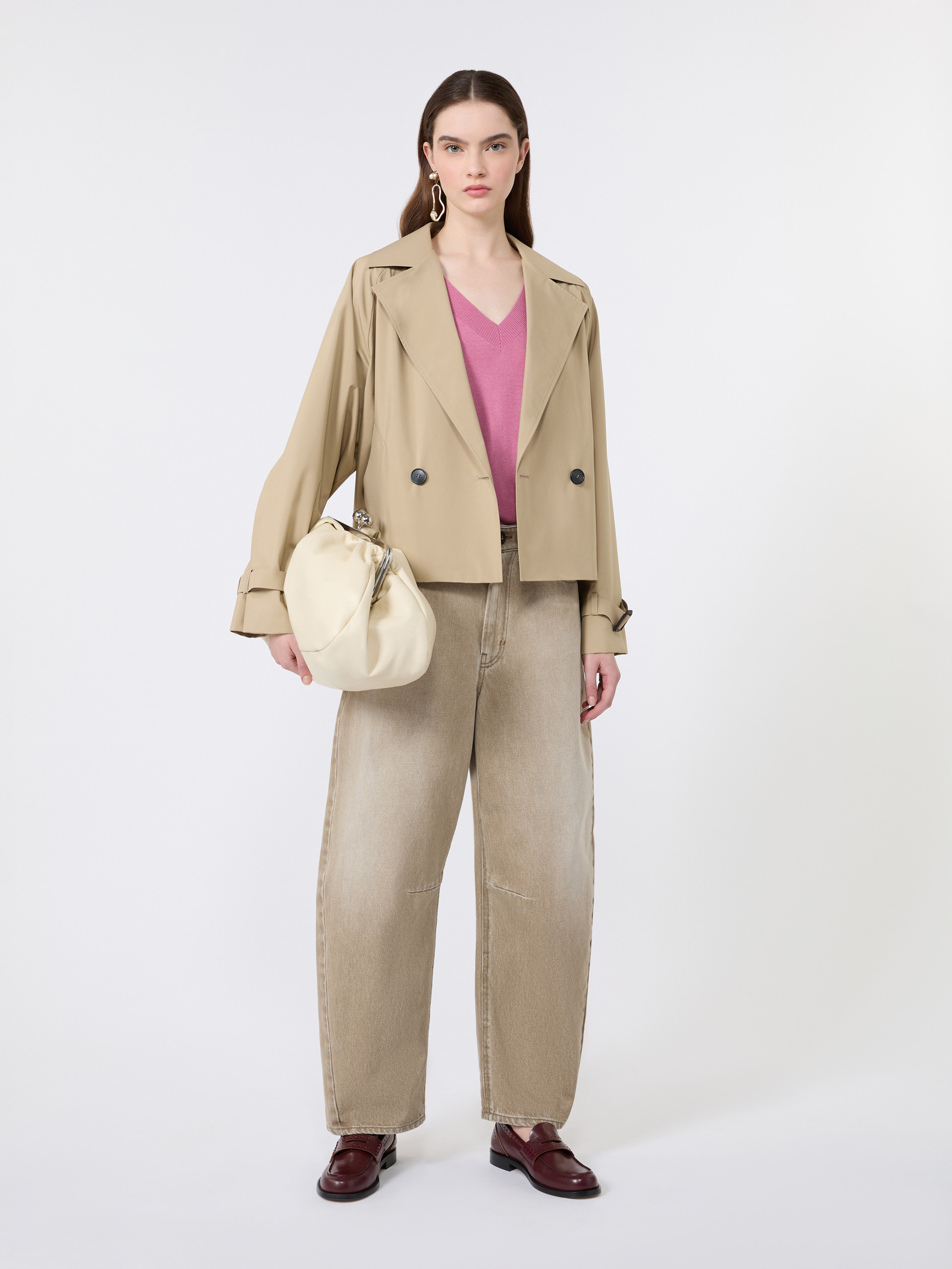 Trench corto in tela antigoccia - Weekend Max Mara
