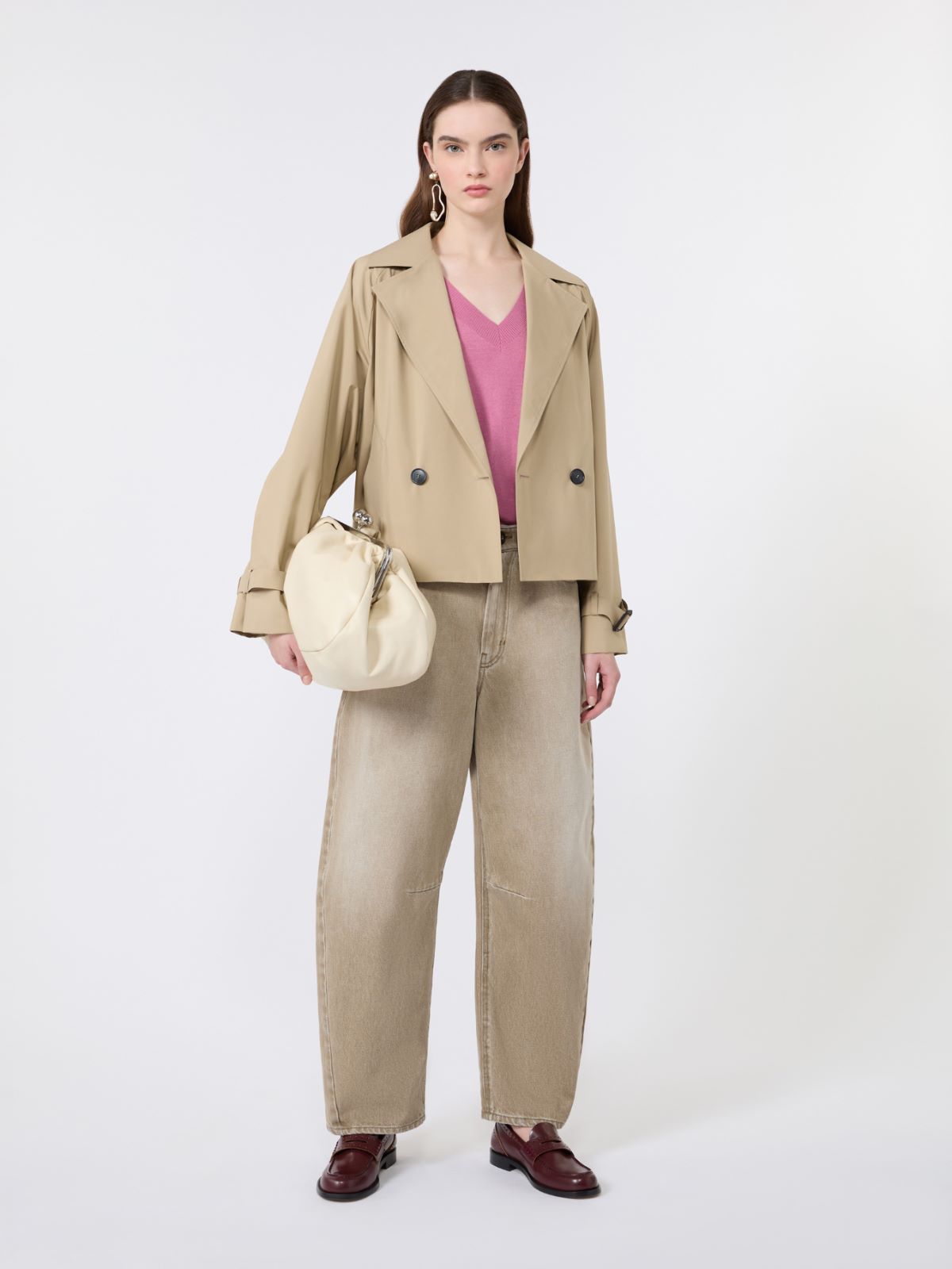 Trench corto in tela antigoccia - Weekend Max Mara