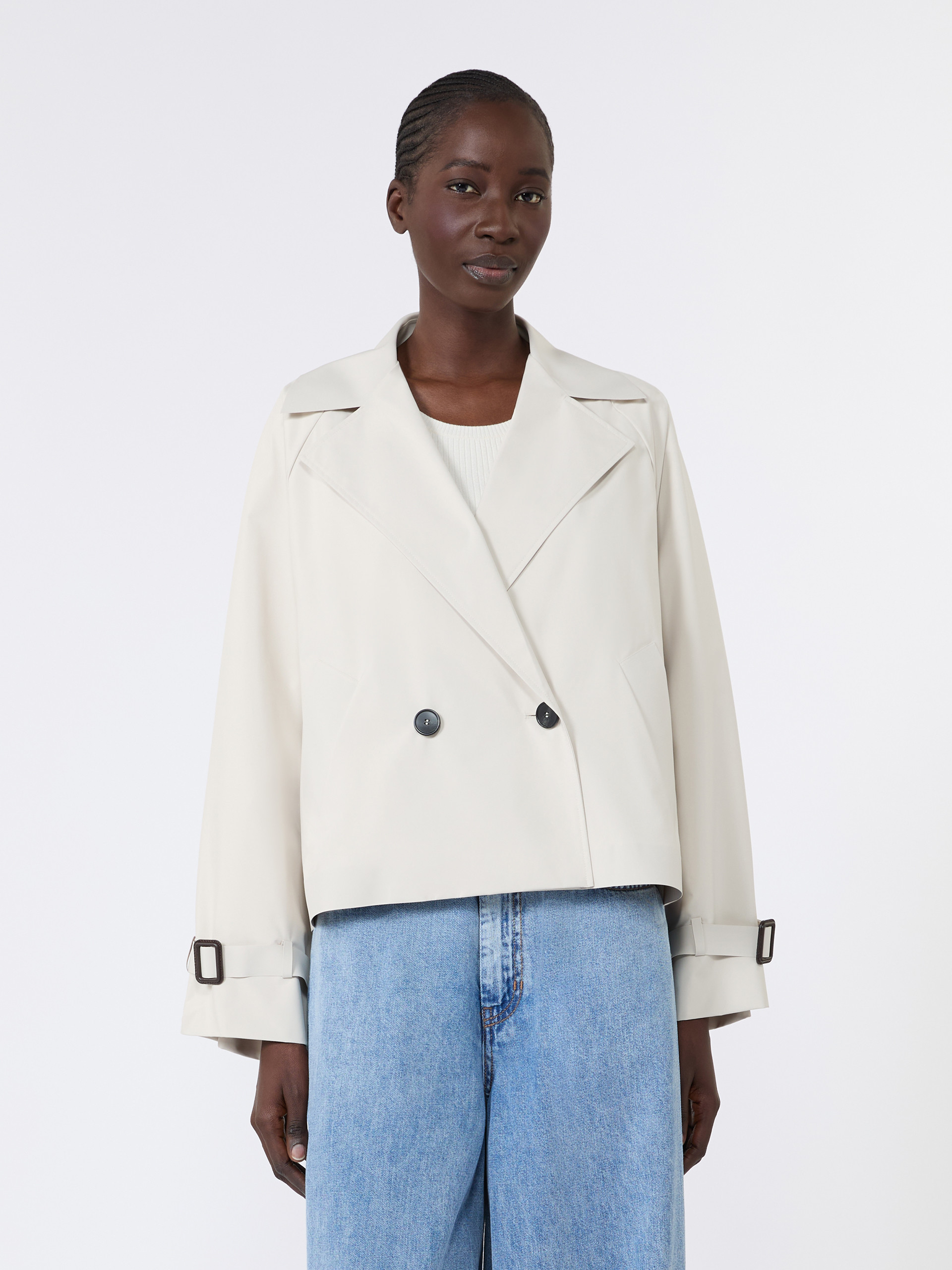 Short water-repellent canvas trench coat - Weekend Max Mara - 2
