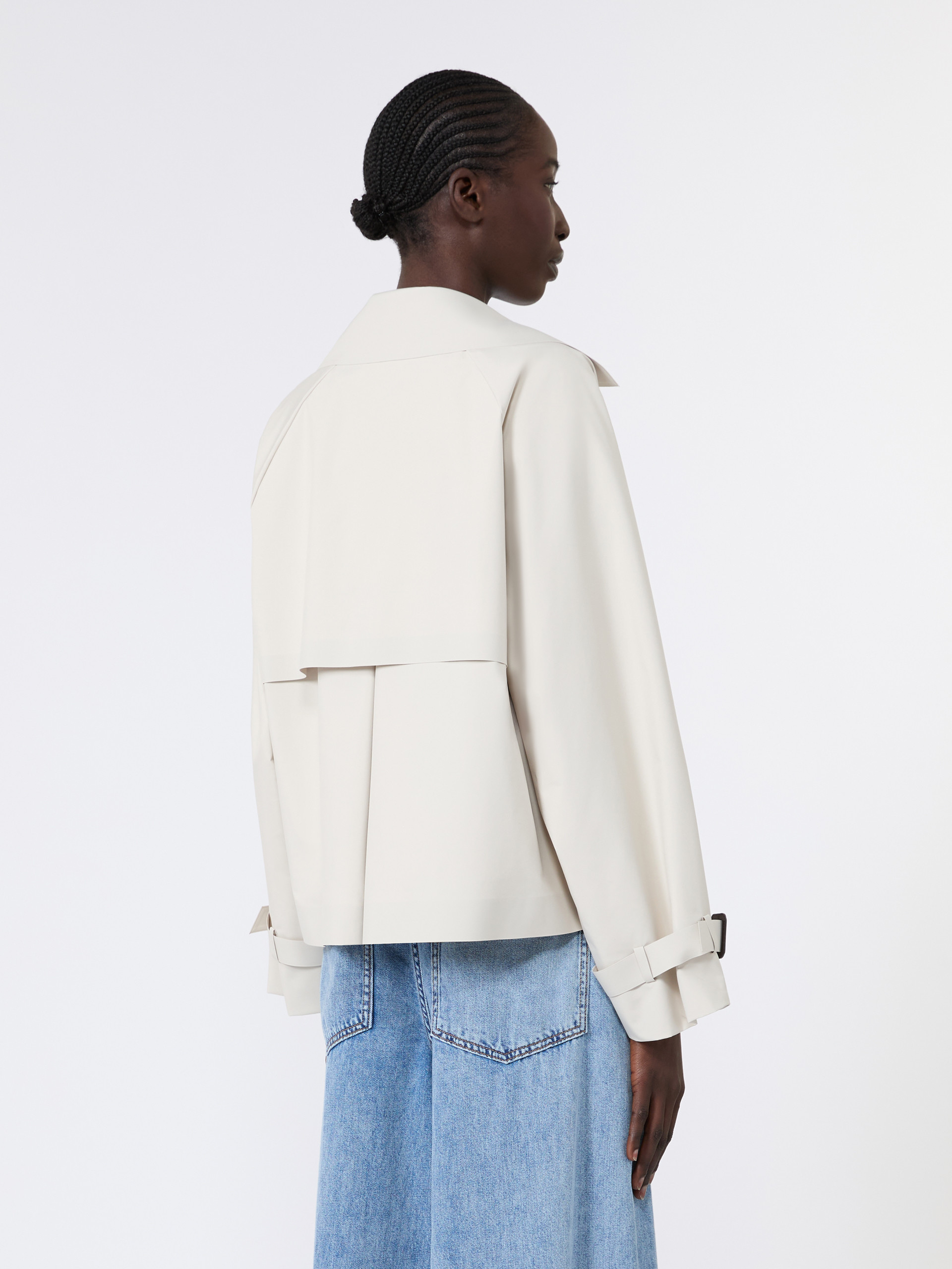 Short water-repellent canvas trench coat - Weekend Max Mara - 3