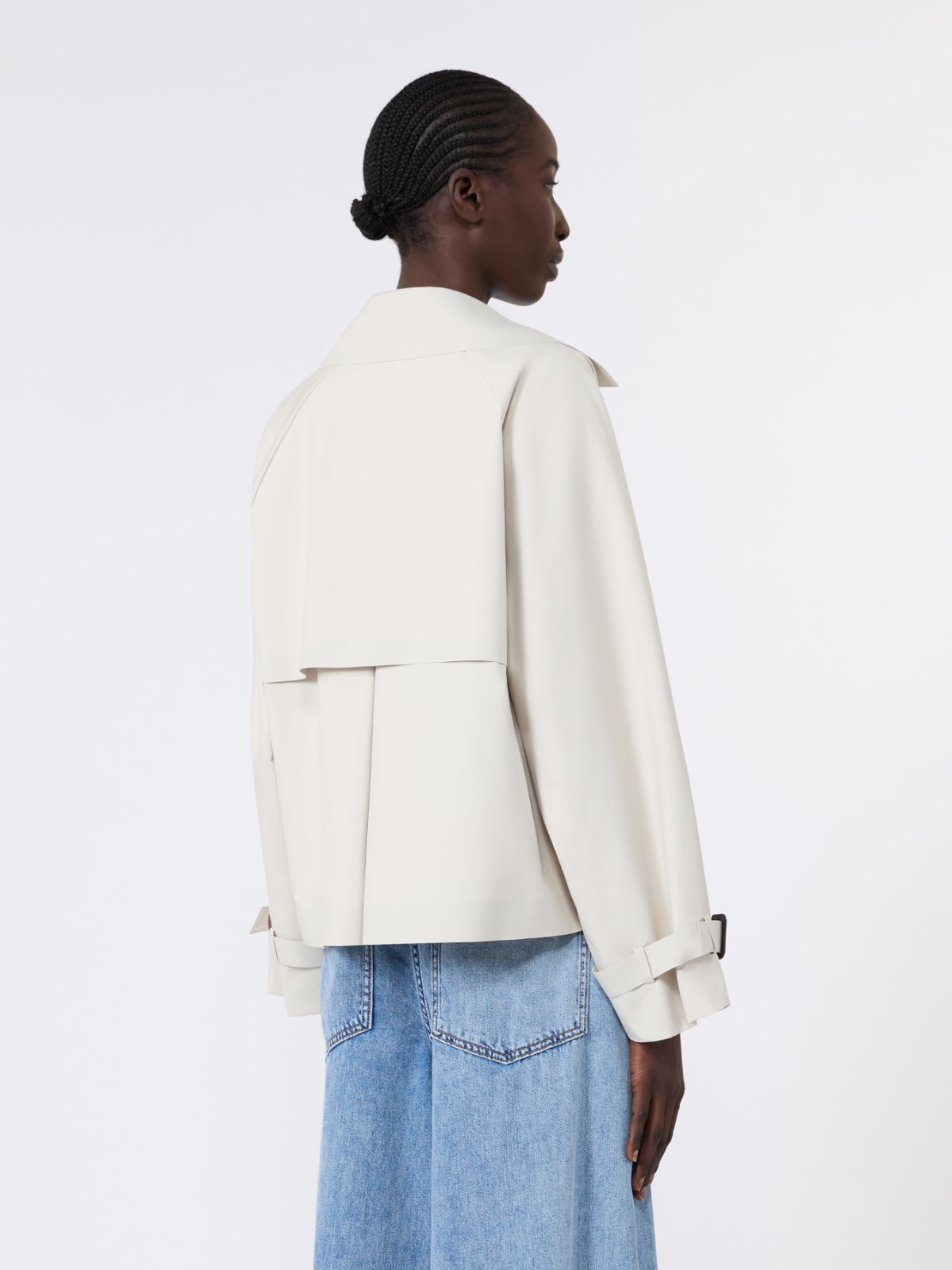 Short water-repellent canvas trench coat - Weekend Max Mara - 3