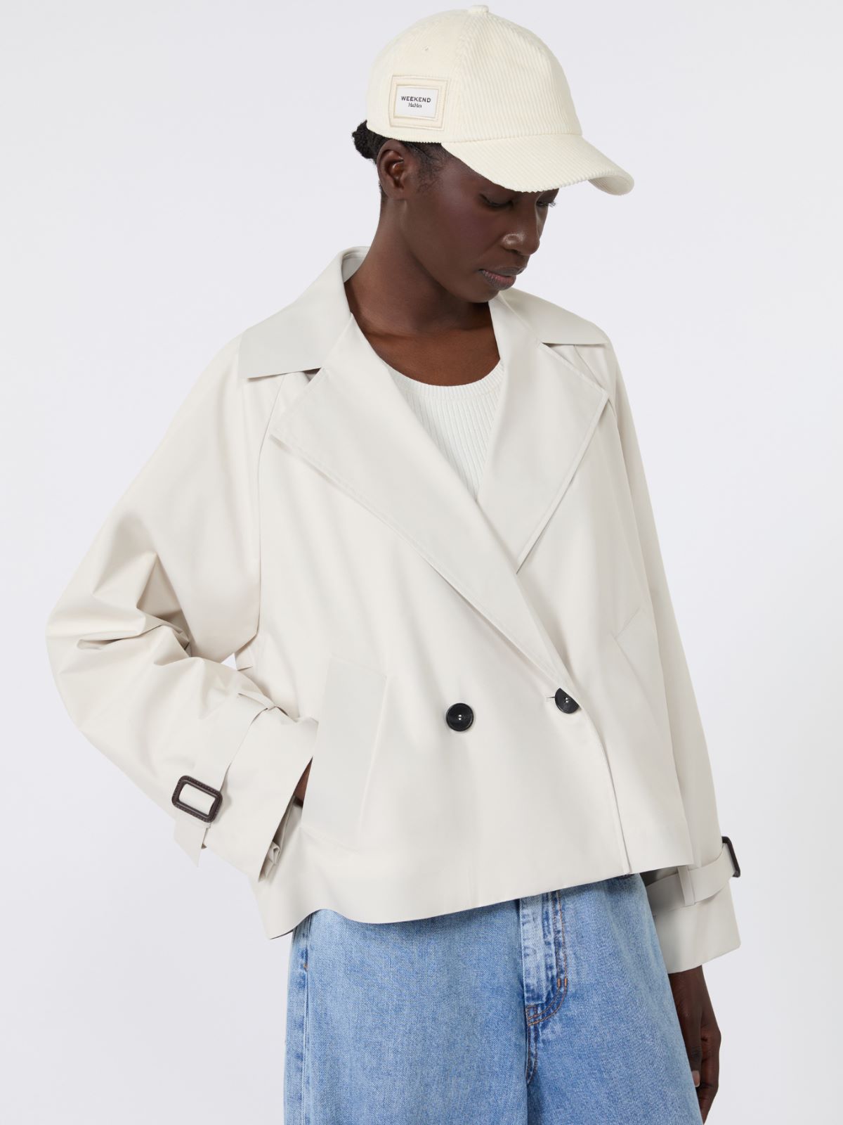 Short water-repellent canvas trench coat - Weekend Max Mara - 4