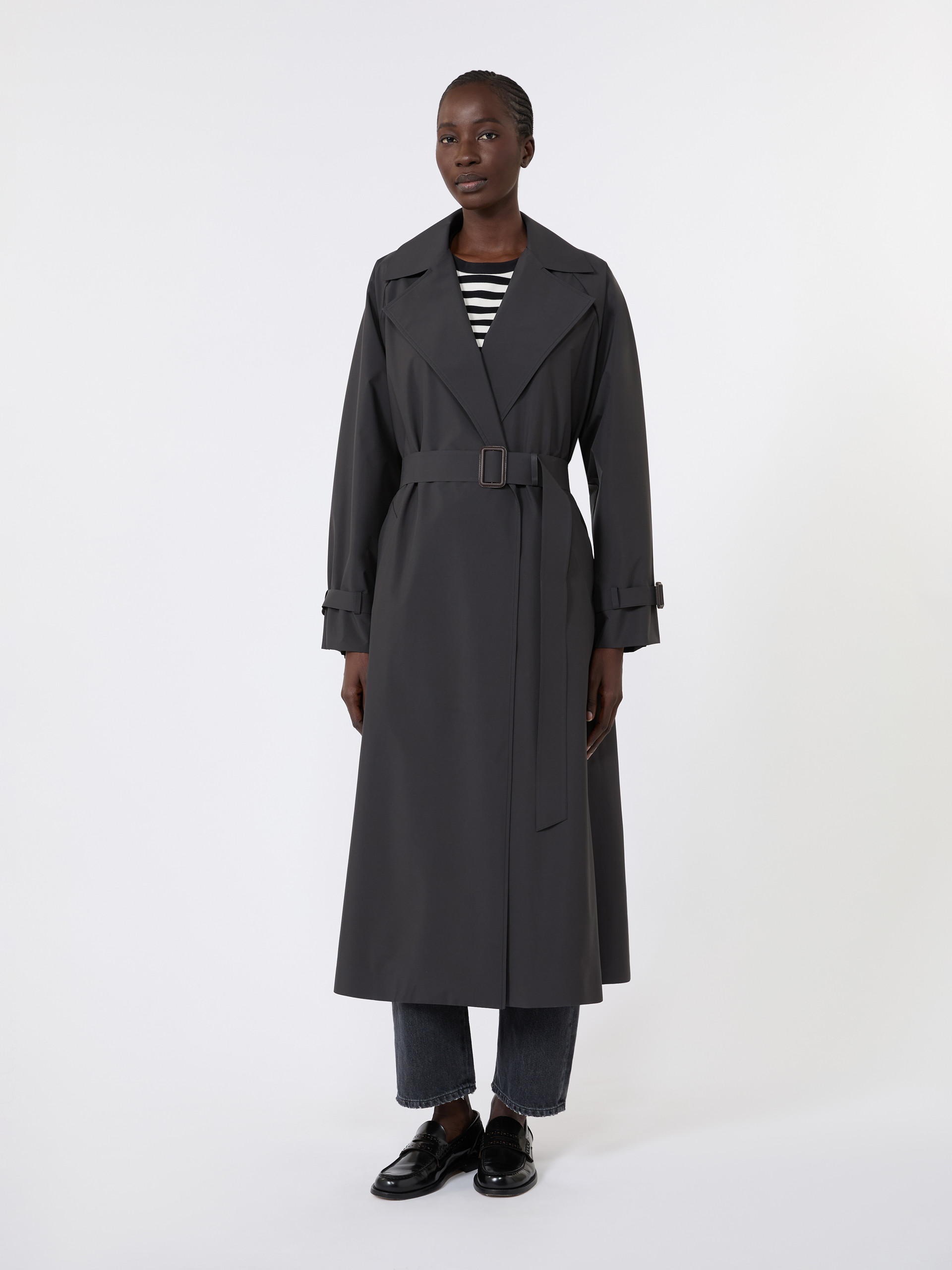Long water-repellent technical canvas trench coat - Weekend Max Mara - 2