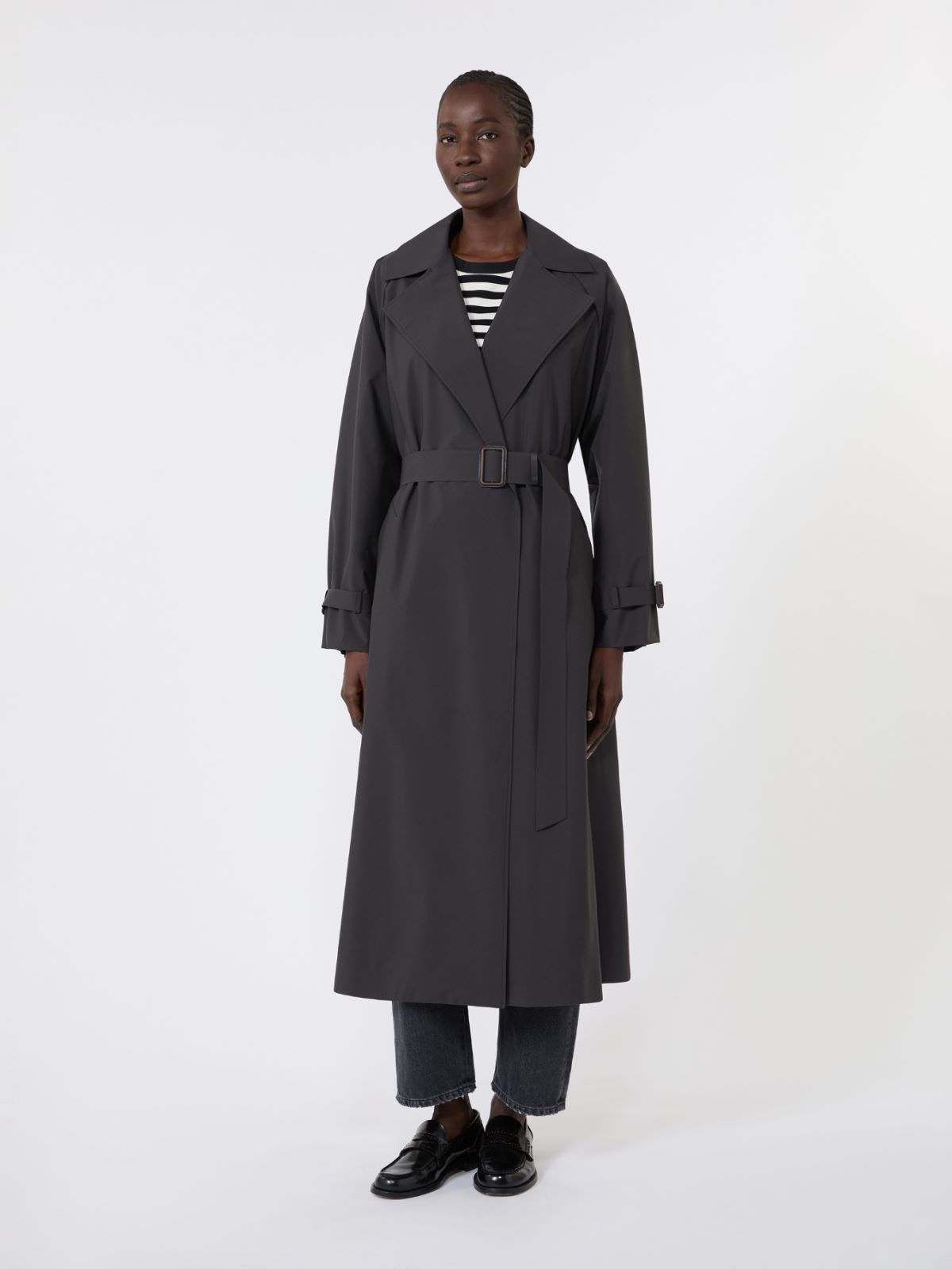 Long water-repellent technical canvas trench coat - Weekend Max Mara - 2