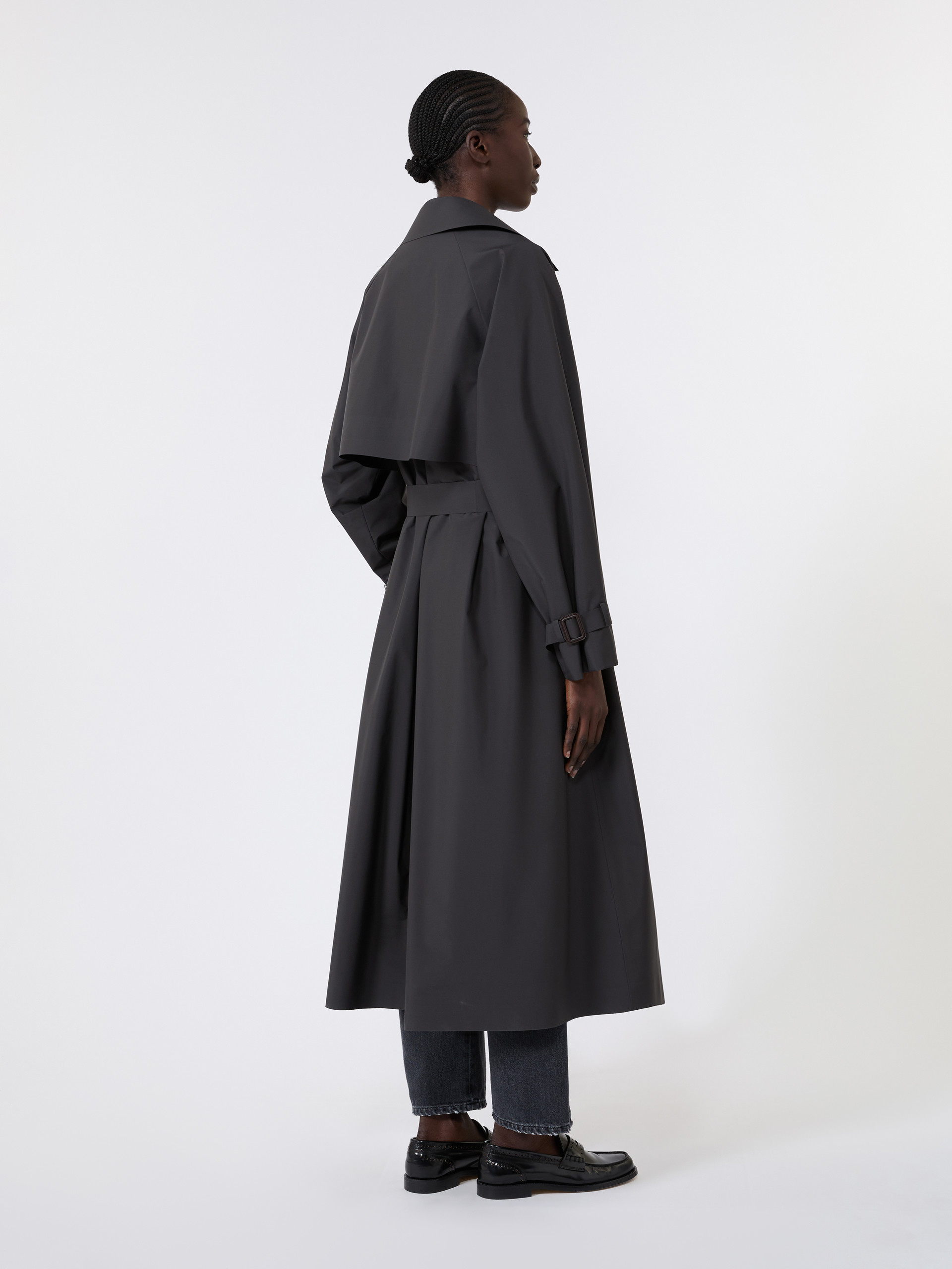 Long water-repellent technical canvas trench coat - Weekend Max Mara - 3