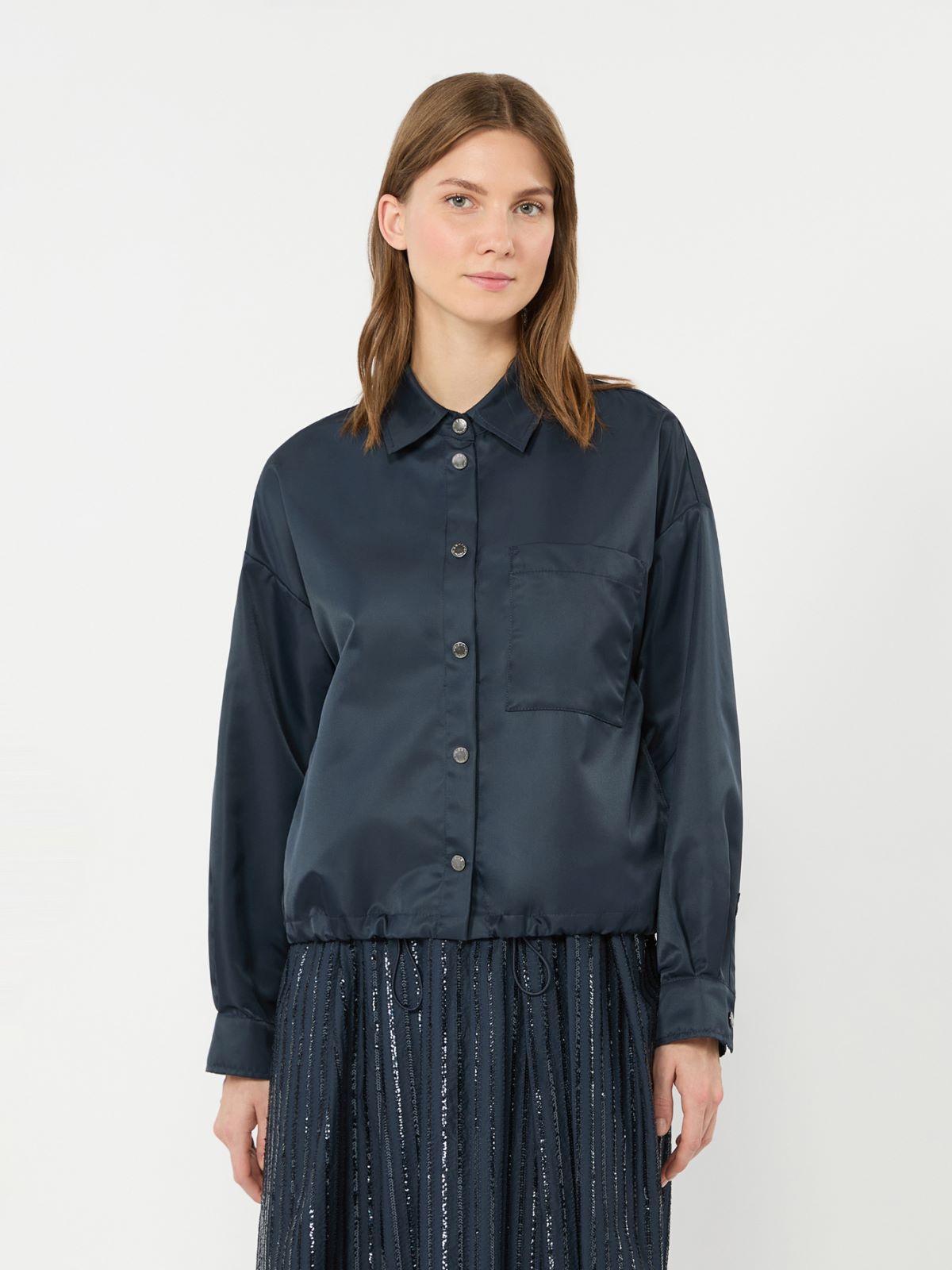 Water-repellent twill jacket - NAVY - Weekend Max Mara - 2