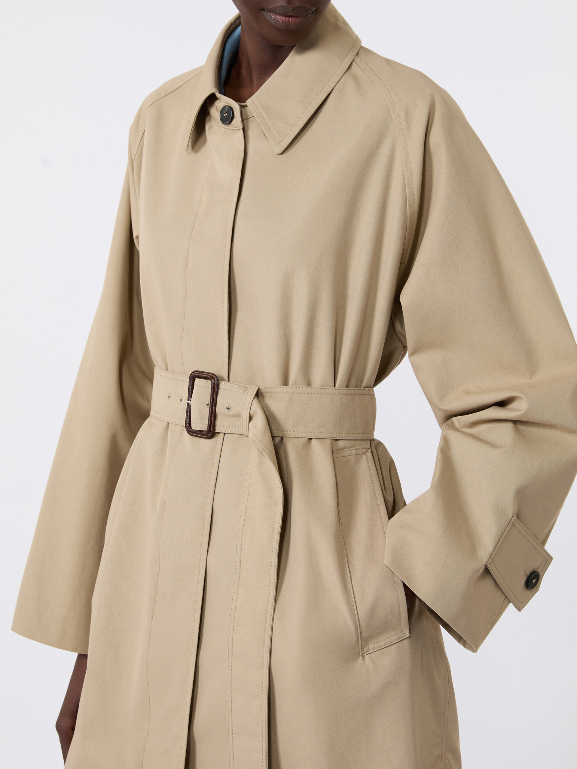 Water-repellent gabardine trench coat - Weekend Max Mara - 4