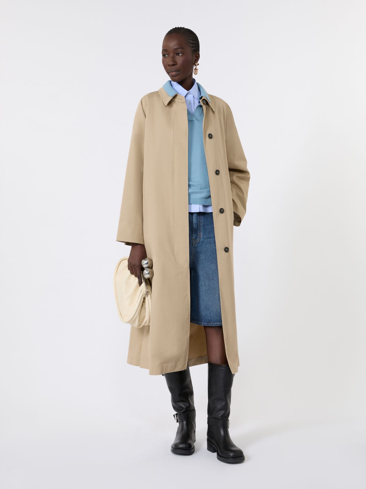 Water-repellent gabardine trench coat - Weekend Max Mara