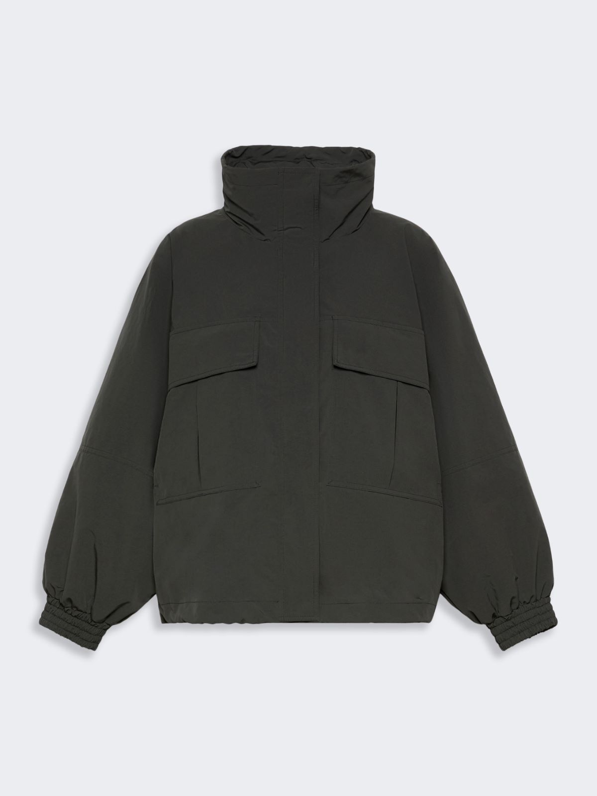 Washed water-repellent canvas jacket - Weekend Max Mara - 5