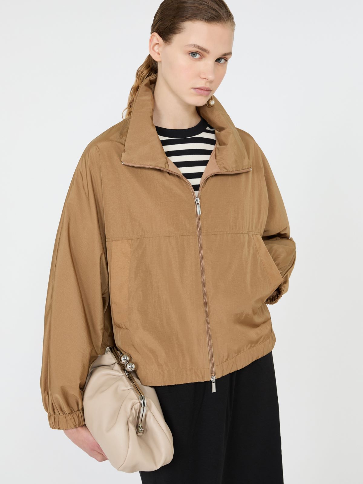 Water-repellent canvas windbreaker - Weekend Max Mara - 4