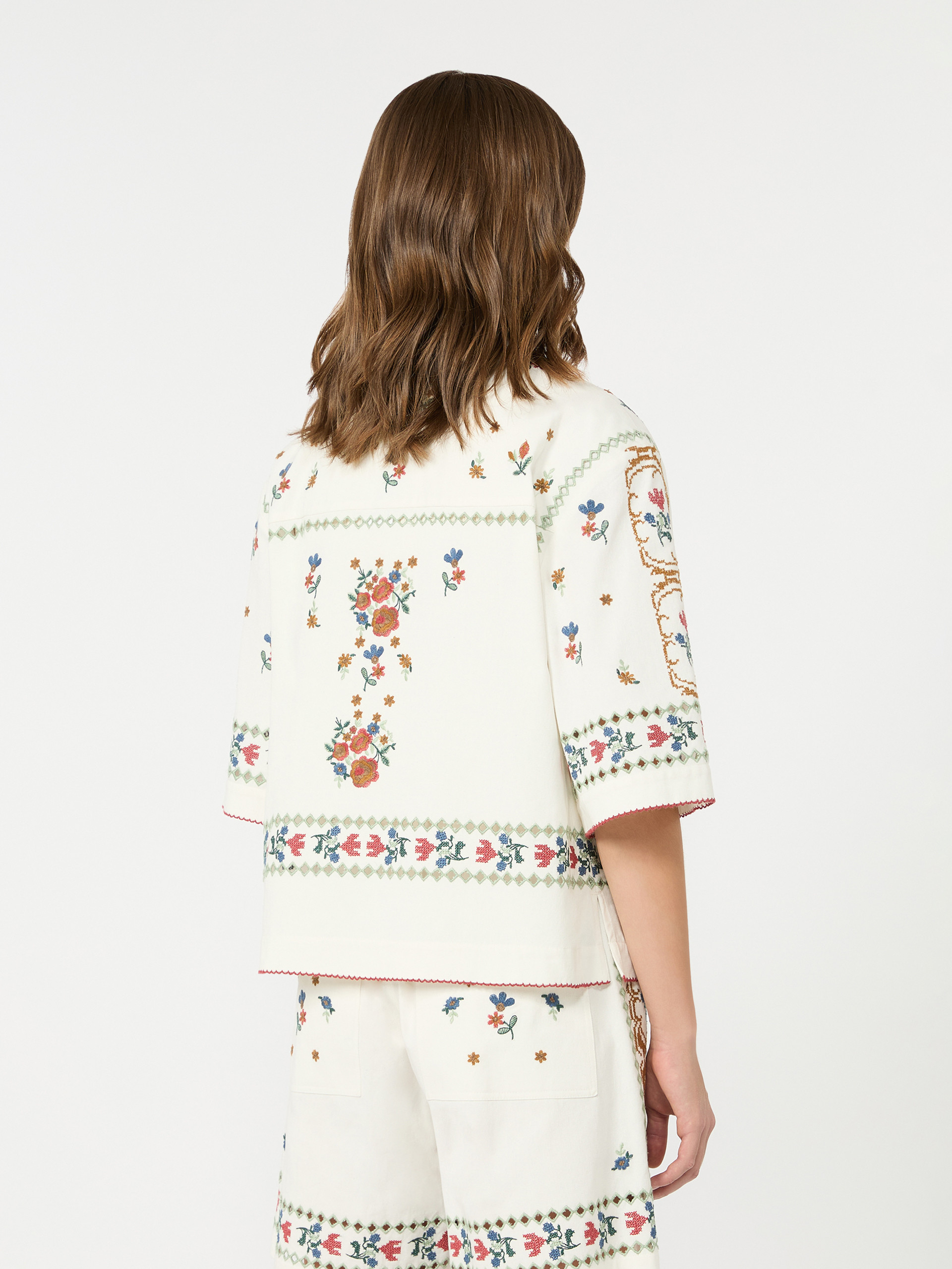 Giacca in cotone con ricami - Weekend Max Mara - 3