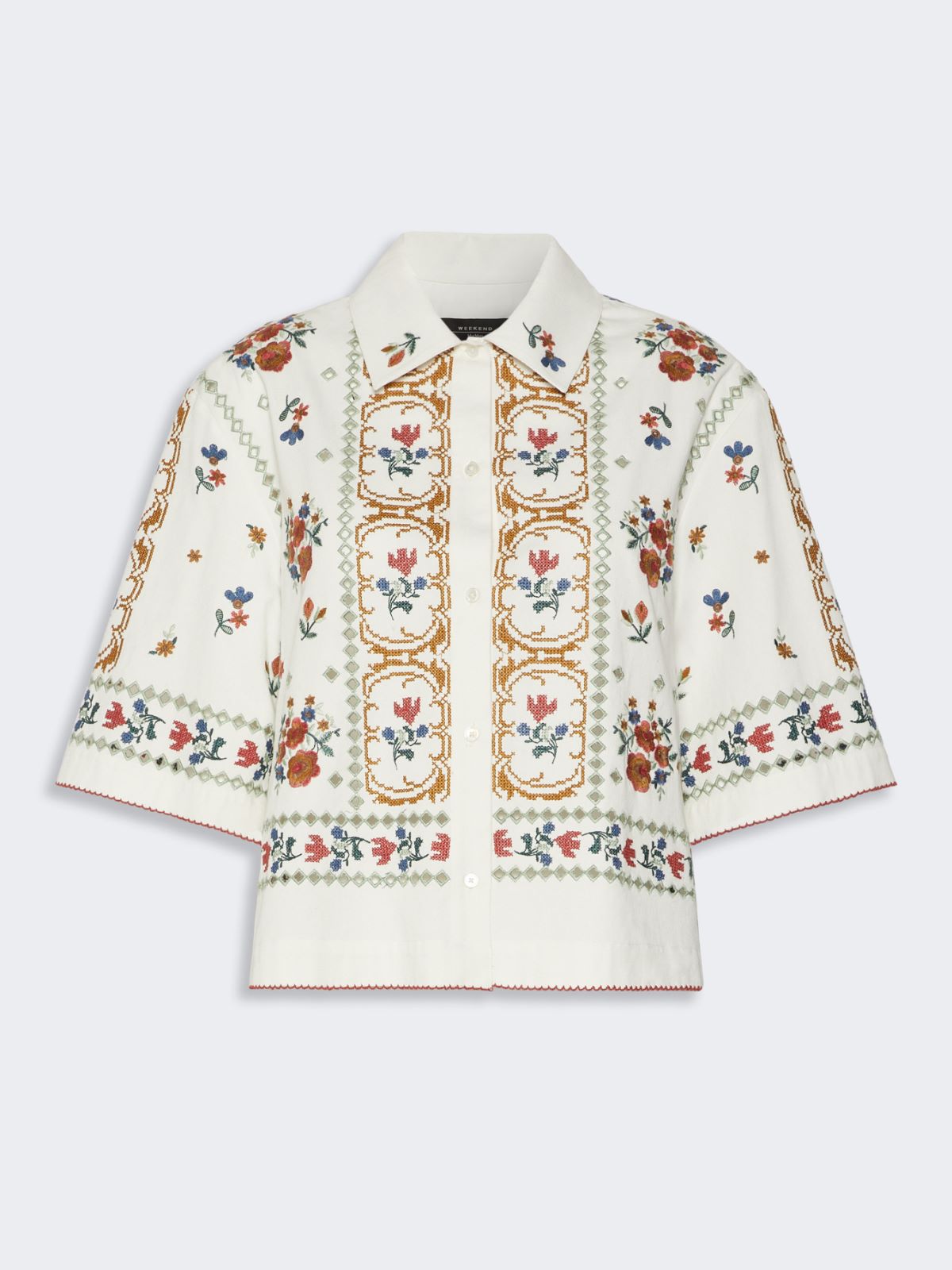 Giacca in cotone con ricami - Weekend Max Mara - 5