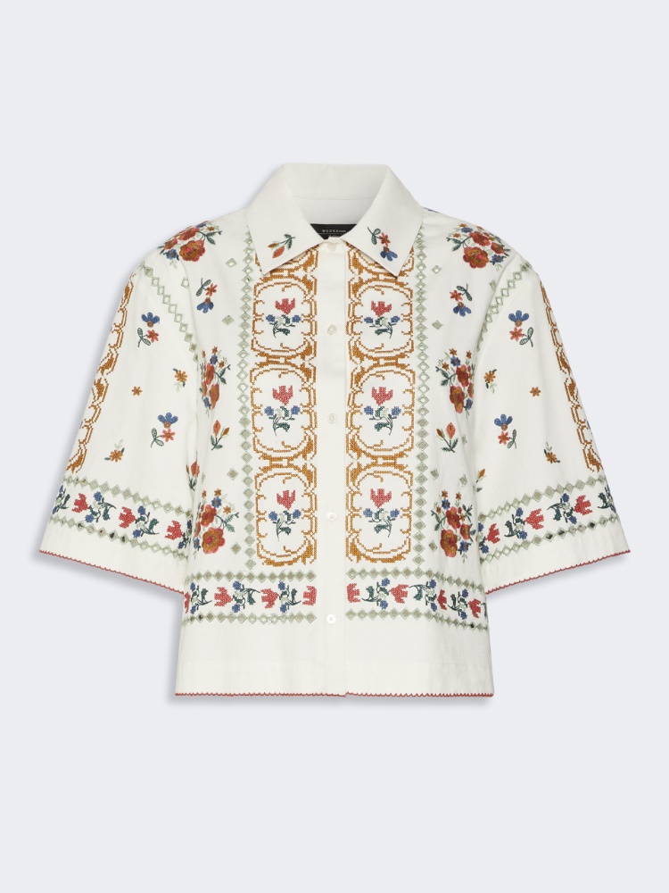 Giacca in cotone con ricami - Weekend Max Mara - 2