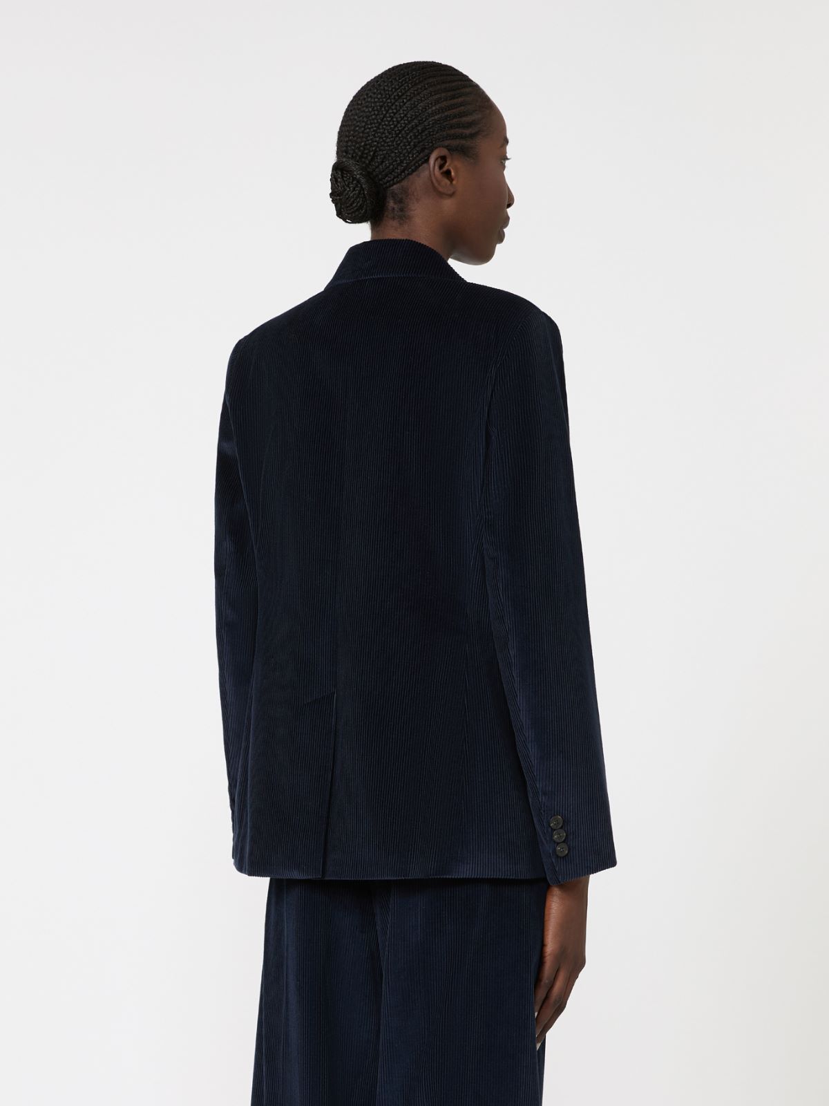Cotton corduroy velvet blazer - Weekend Max Mara - 3