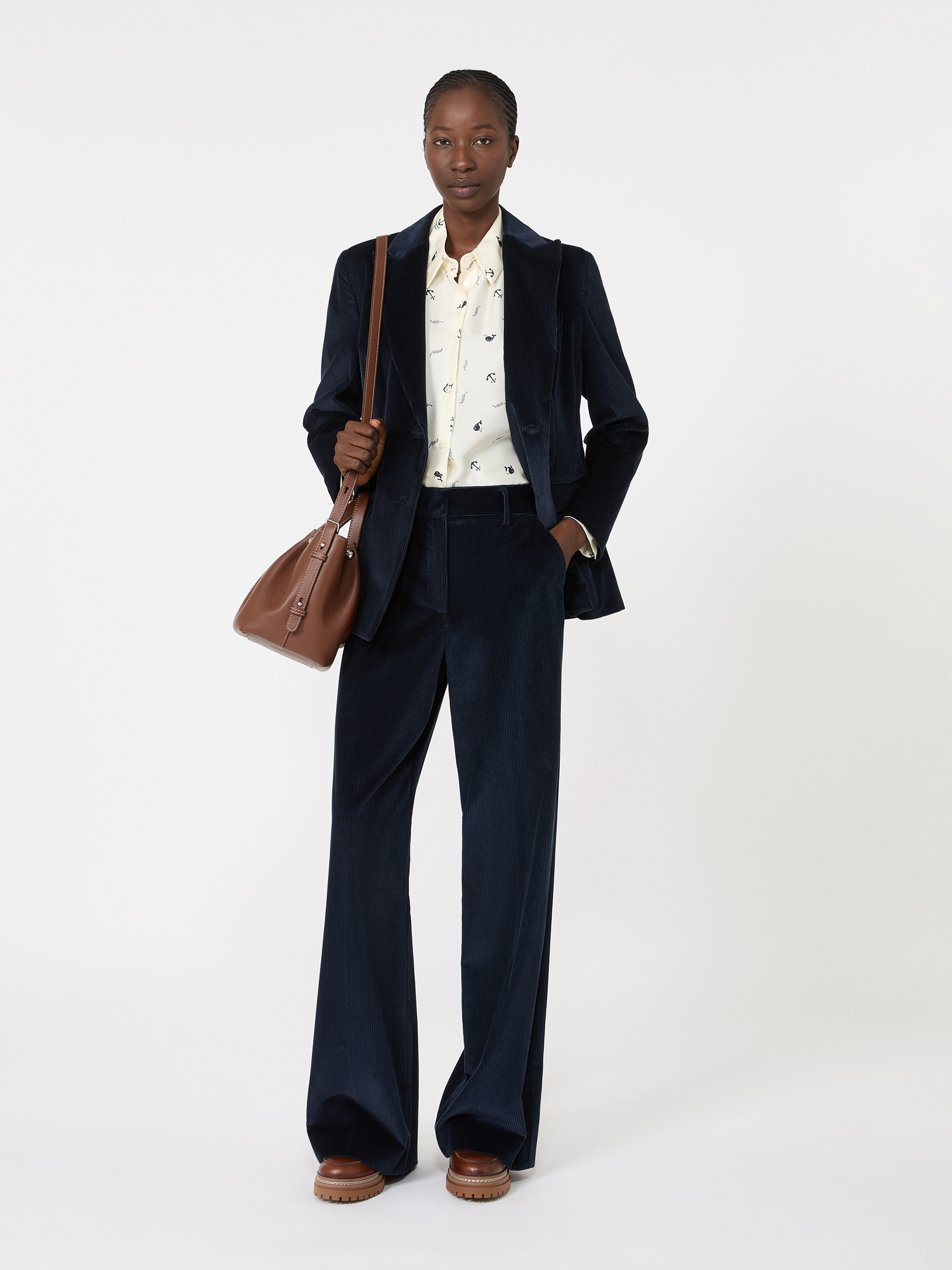 Cotton corduroy velvet blazer - Weekend Max Mara