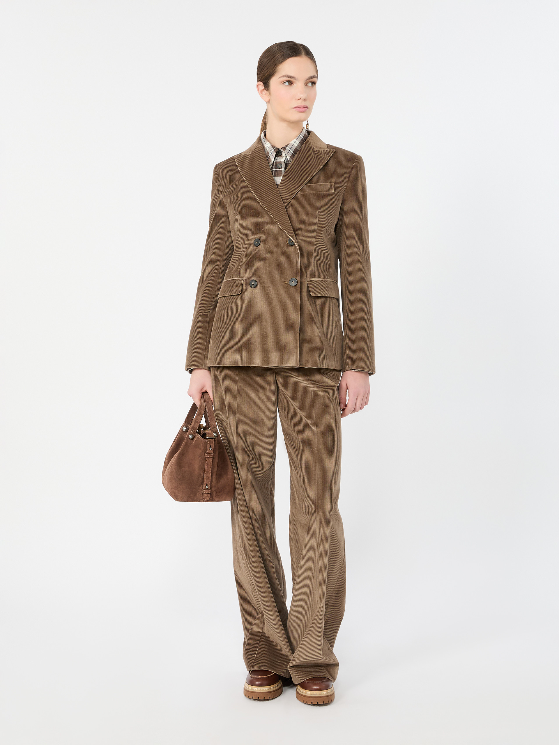 Blazer in velluto di cotone a costine - Weekend Max Mara