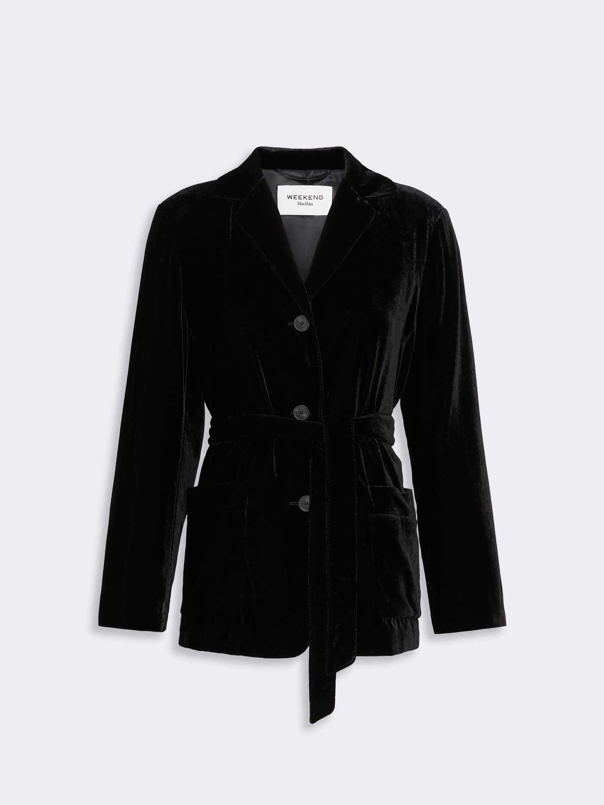 Velvet Jacket with Belt - Weekend Max Mara - 5