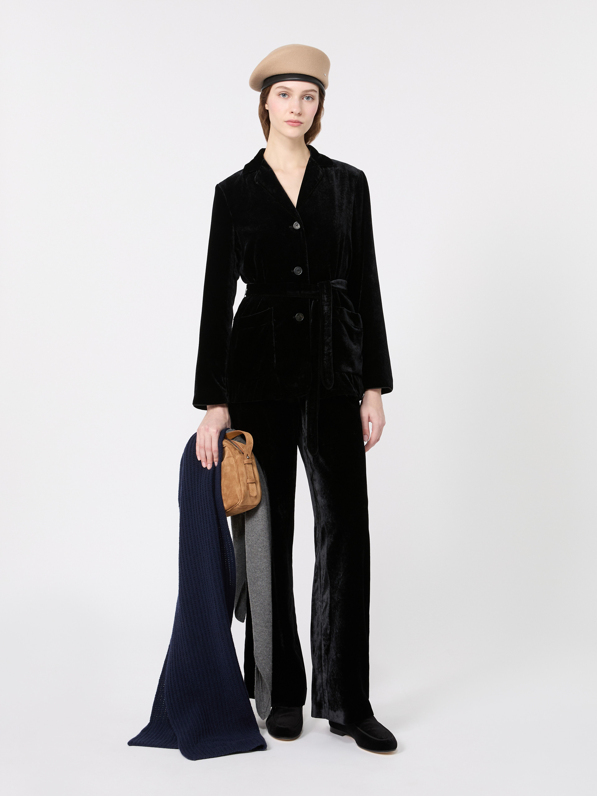 Velvet Jacket with Belt - Weekend Max Mara