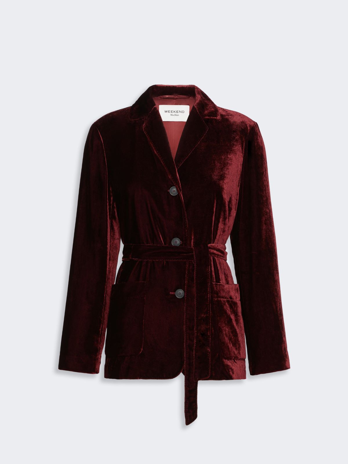 Velvet Jacket with Belt - Weekend Max Mara - 5