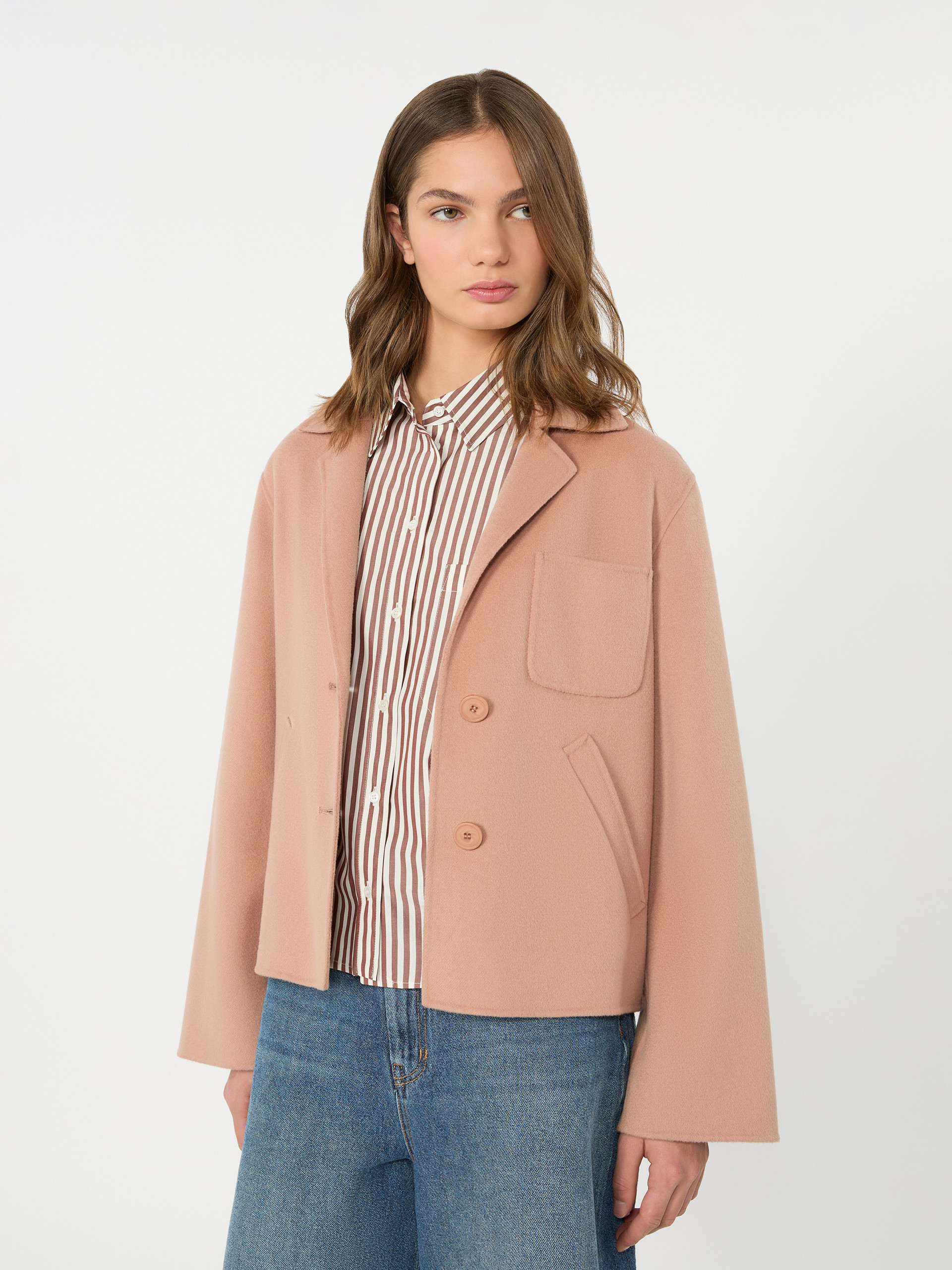 Double wool cropped jacket - Weekend Max Mara - 4