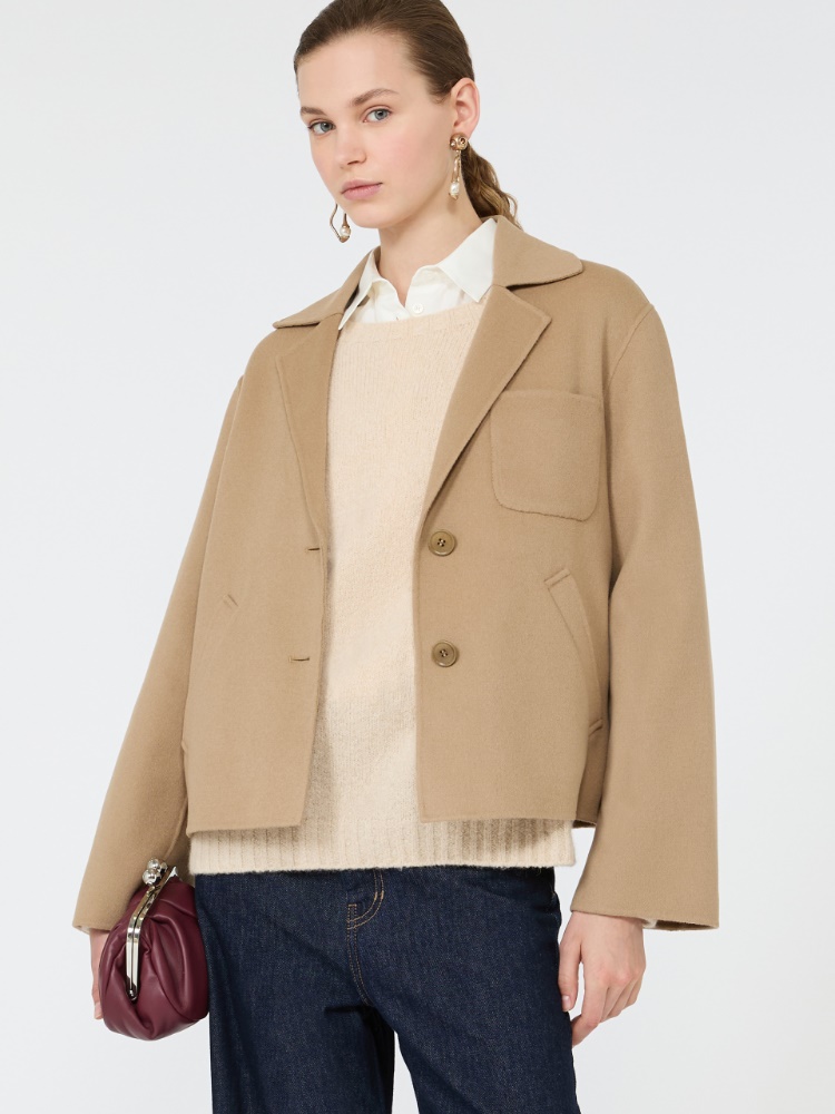 Double wool cropped jacket - Weekend Max Mara