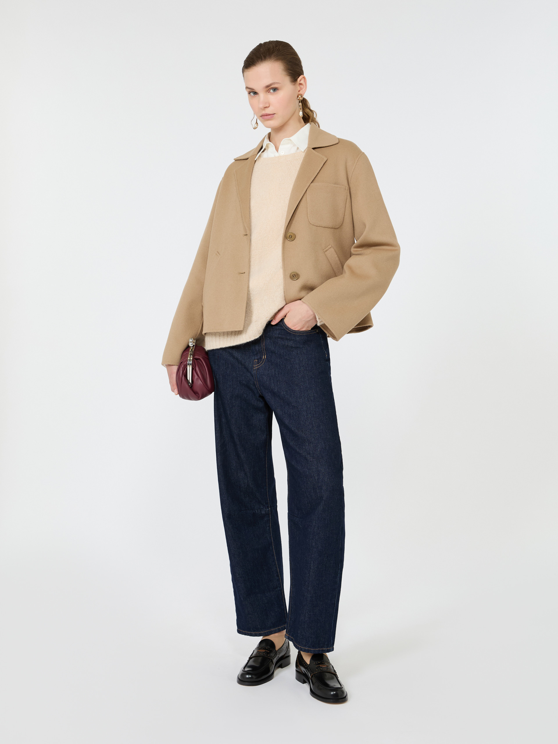 Double wool cropped jacket - Weekend Max Mara