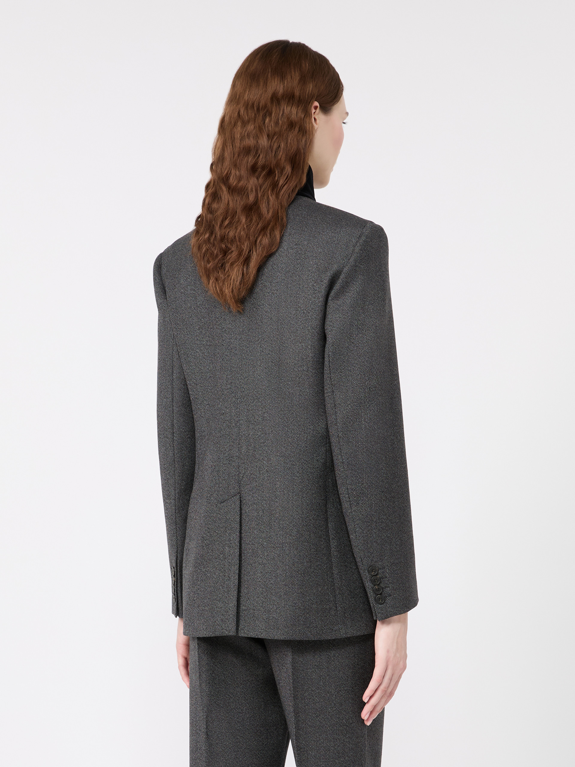 Single-breasted wool tweed jacket - Weekend Max Mara - 3