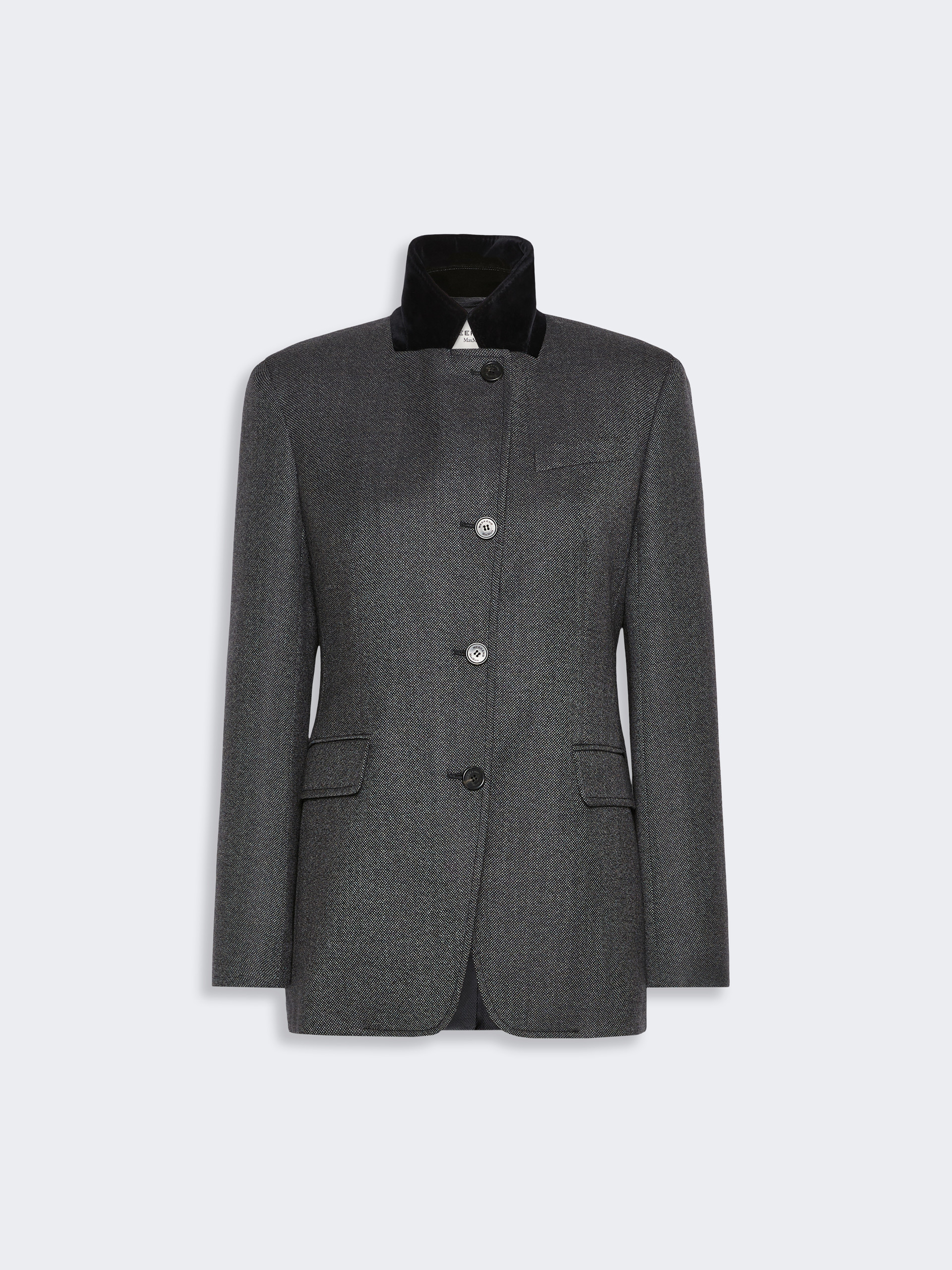 Single-breasted wool tweed jacket - Weekend Max Mara - 7