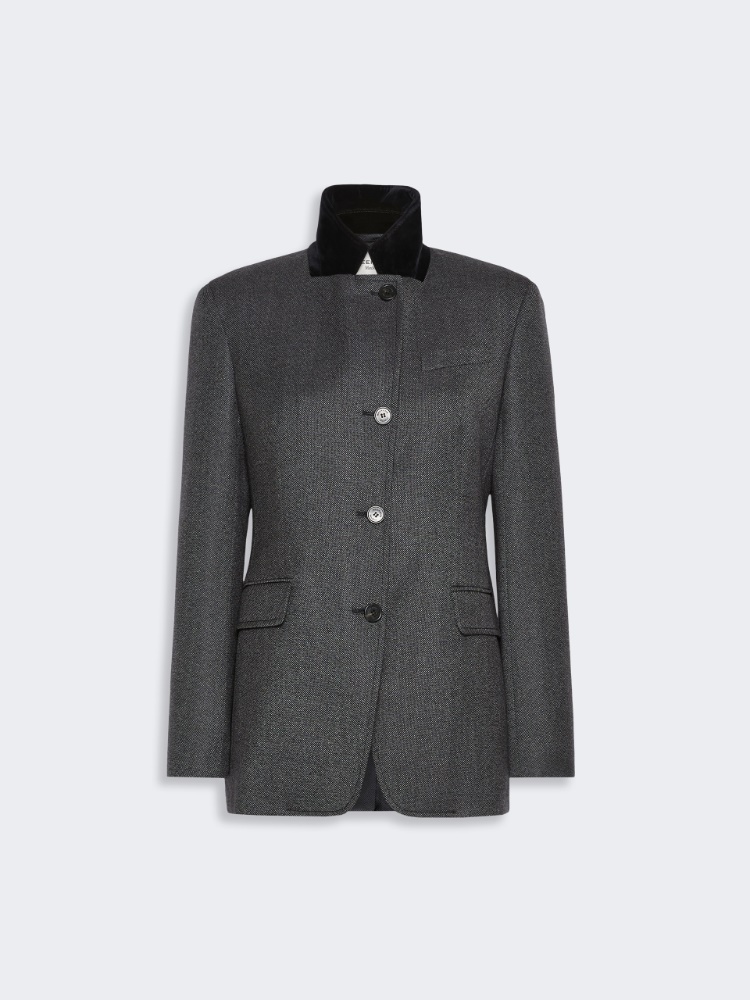 Single-breasted wool tweed jacket - Weekend Max Mara - 2