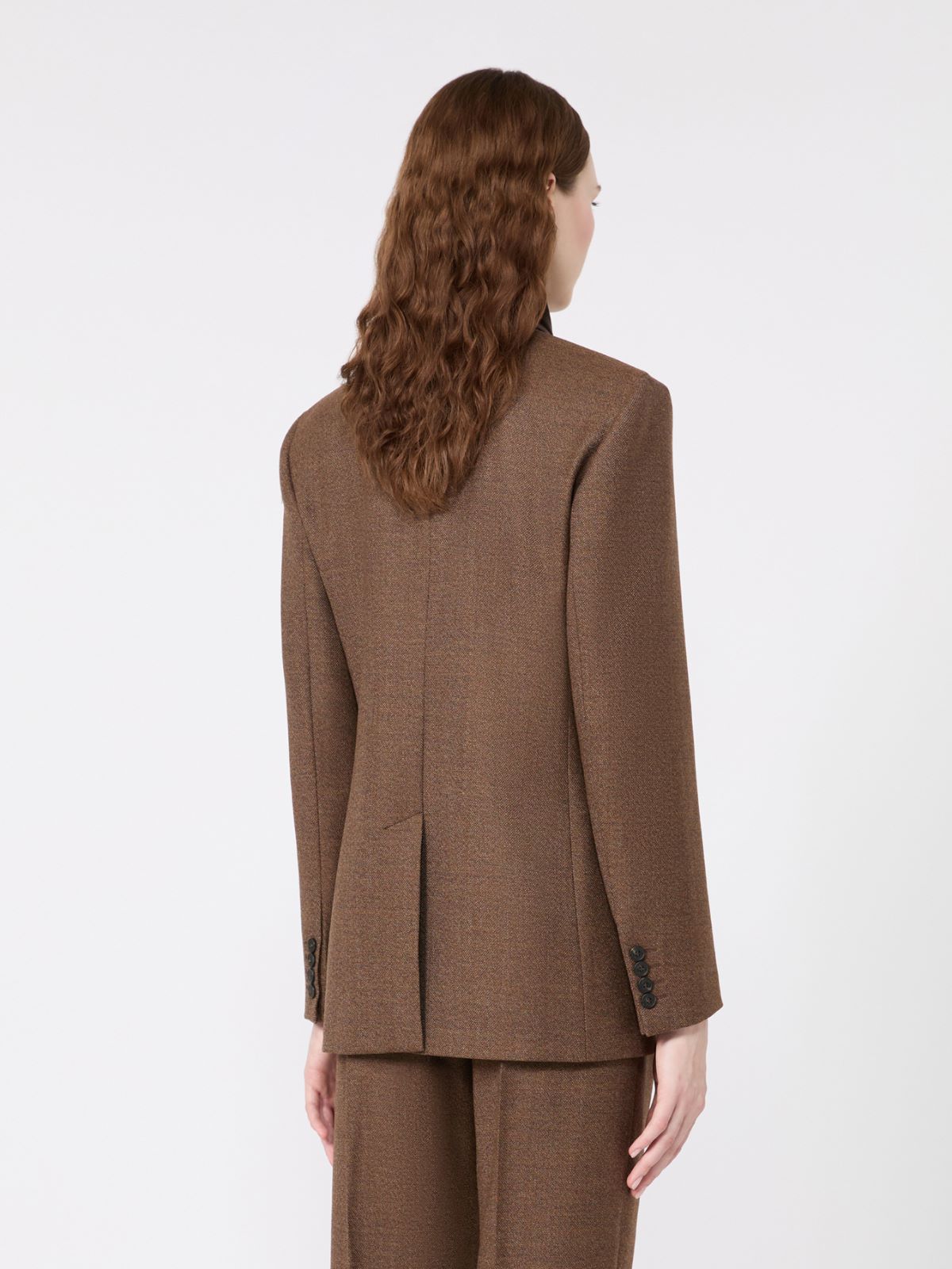 Single-breasted wool tweed jacket - Weekend Max Mara - 3