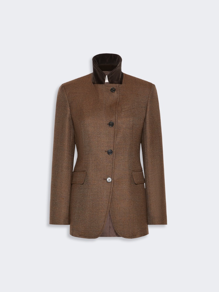 Single-breasted wool tweed jacket - Weekend Max Mara - 2