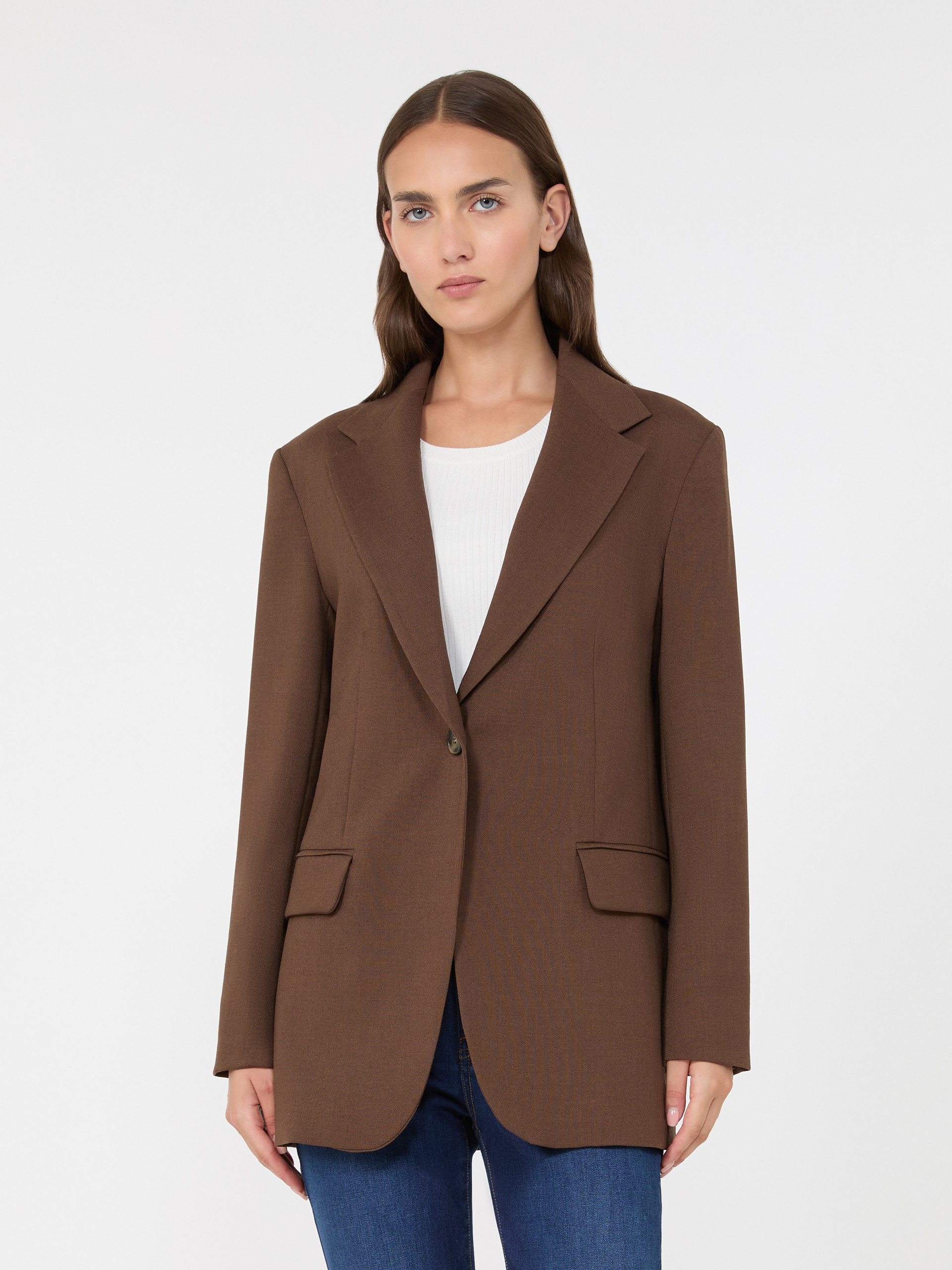 Single-breasted woollen cloth blazer - Weekend Max Mara - 2