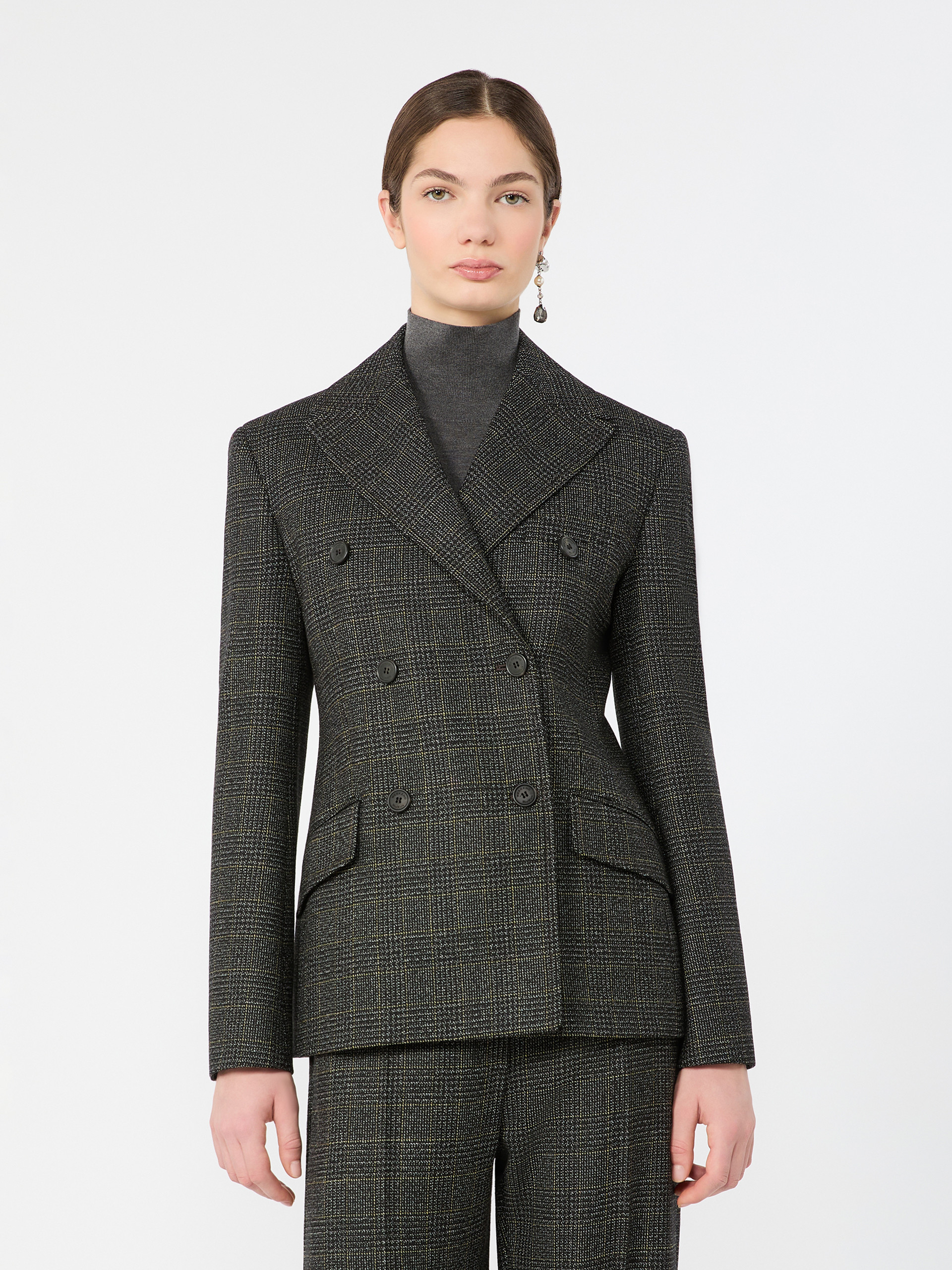 Prince of Wales check wool blazer - Weekend Max Mara - 2