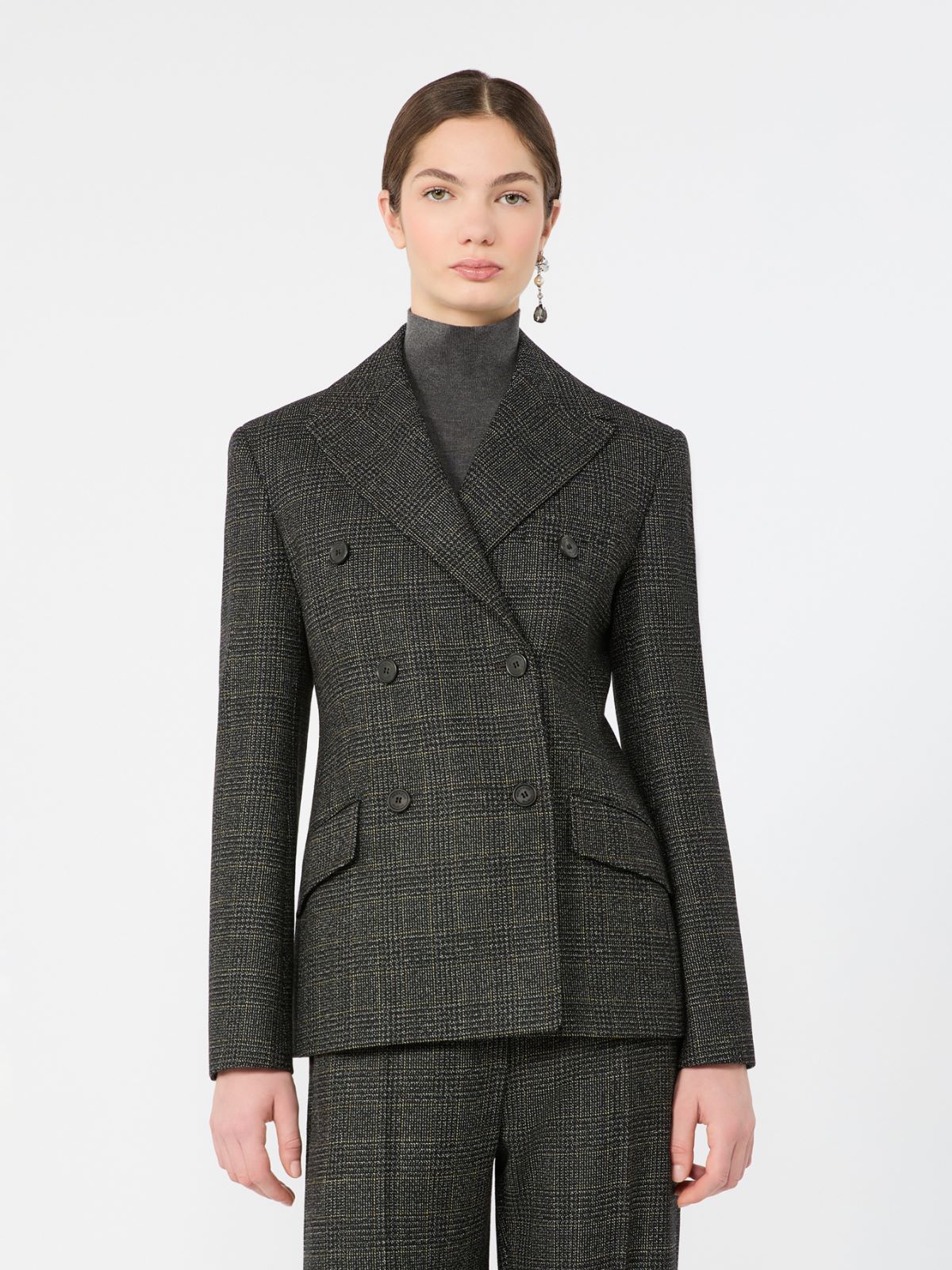 Prince of Wales check wool blazer - Weekend Max Mara - 2