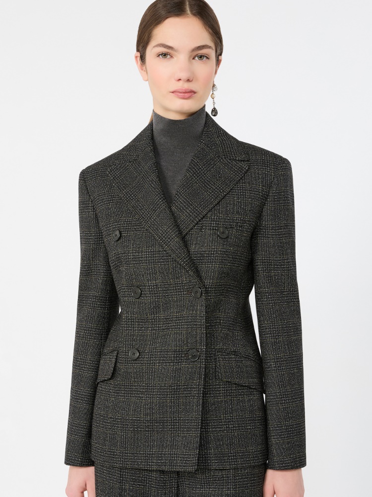 Prince of Wales check wool blazer - Weekend Max Mara