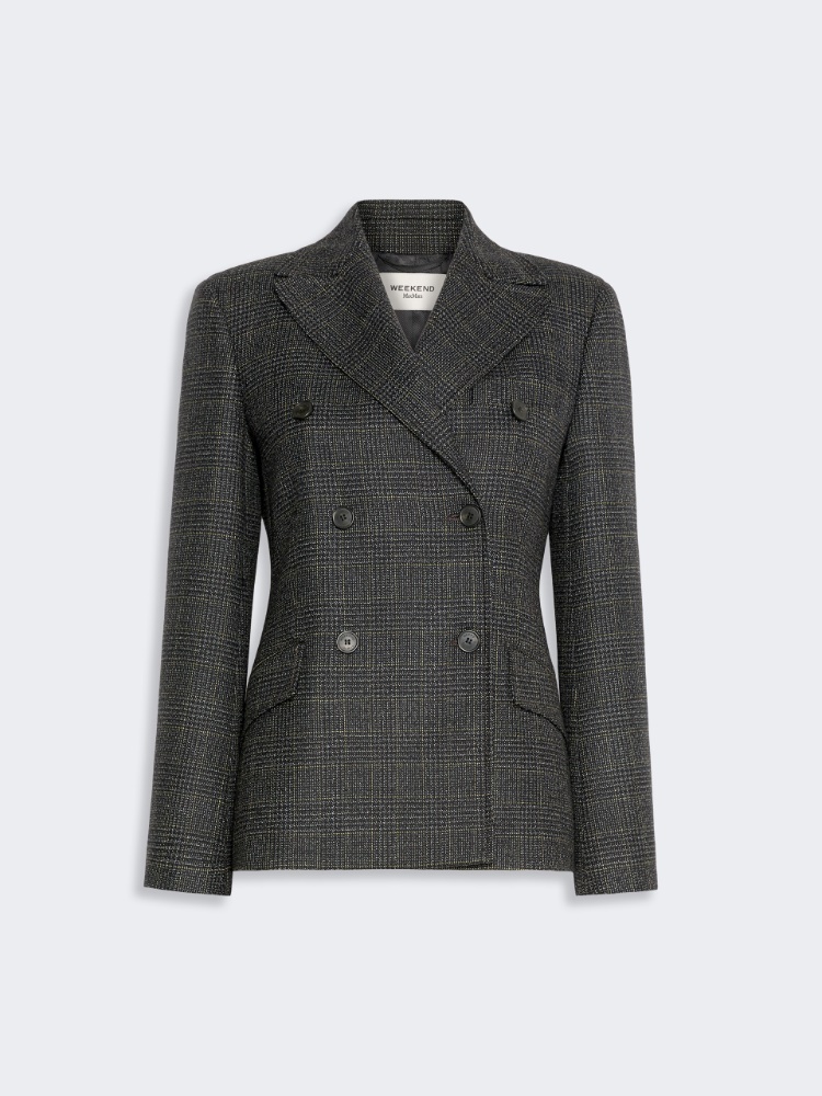 Prince of Wales check wool blazer - Weekend Max Mara - 2