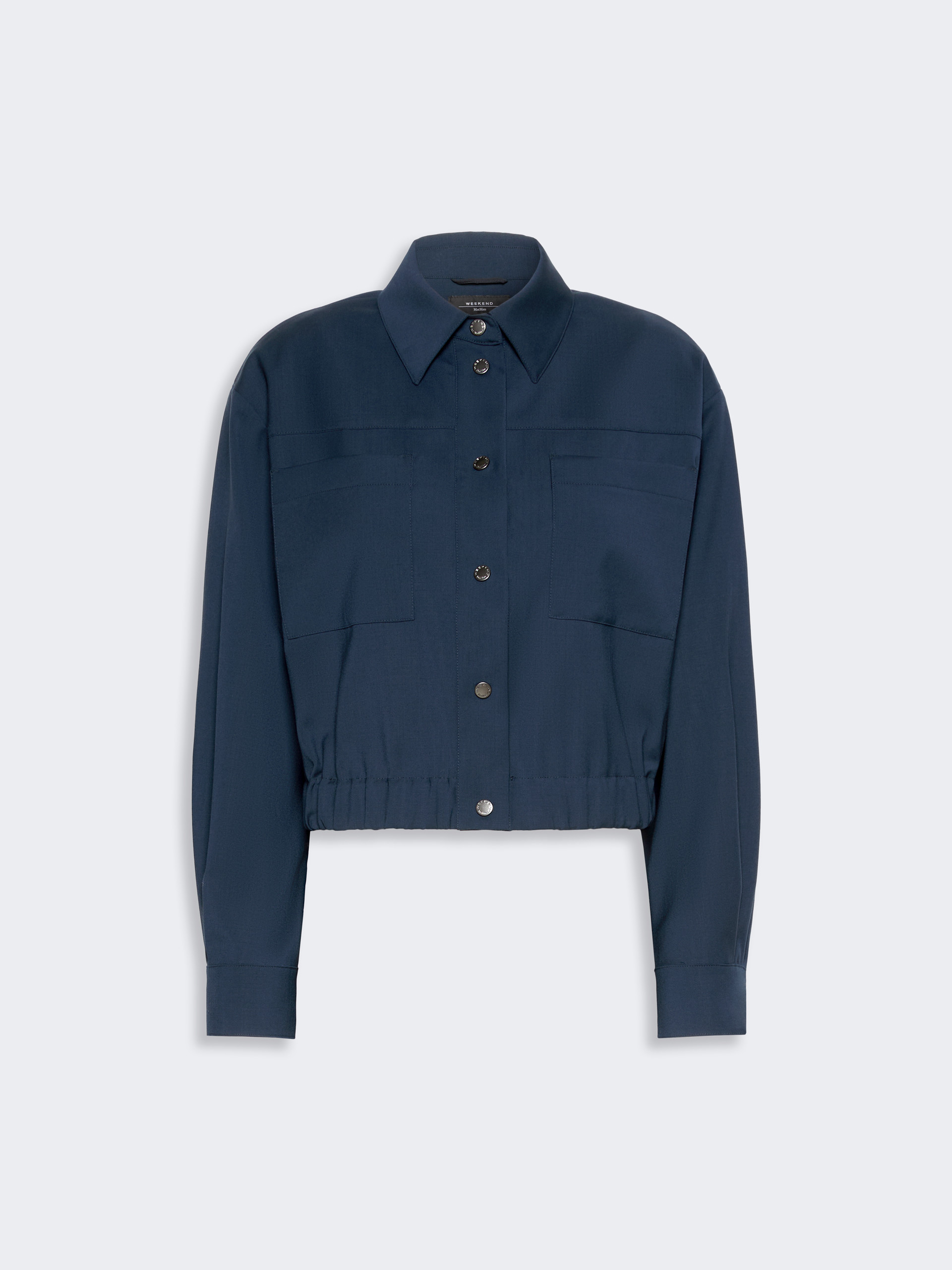 Short woollen cloth jacket - NAVY - Weekend Max Mara - 5