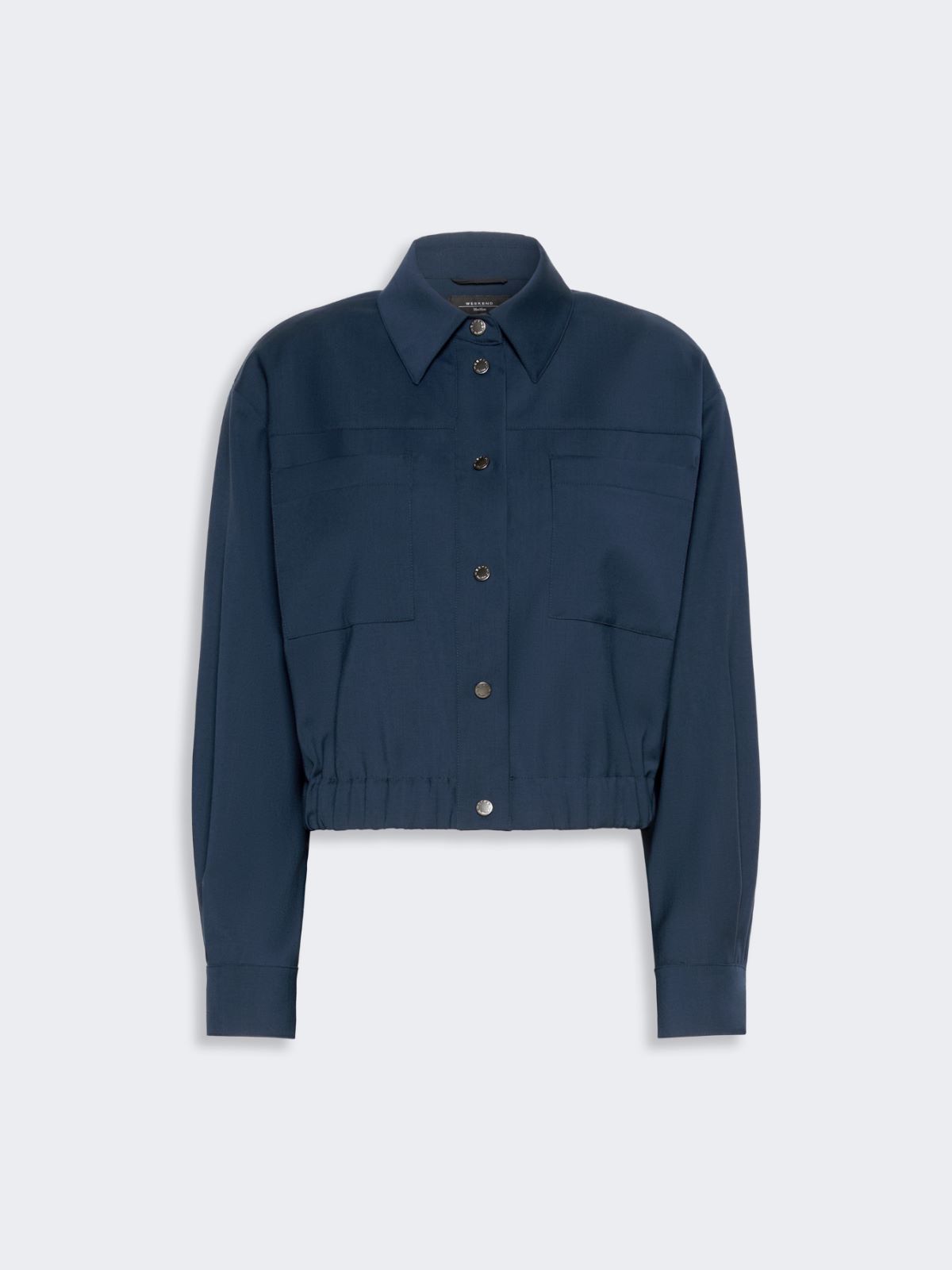 Short woollen cloth jacket - NAVY - Weekend Max Mara - 5