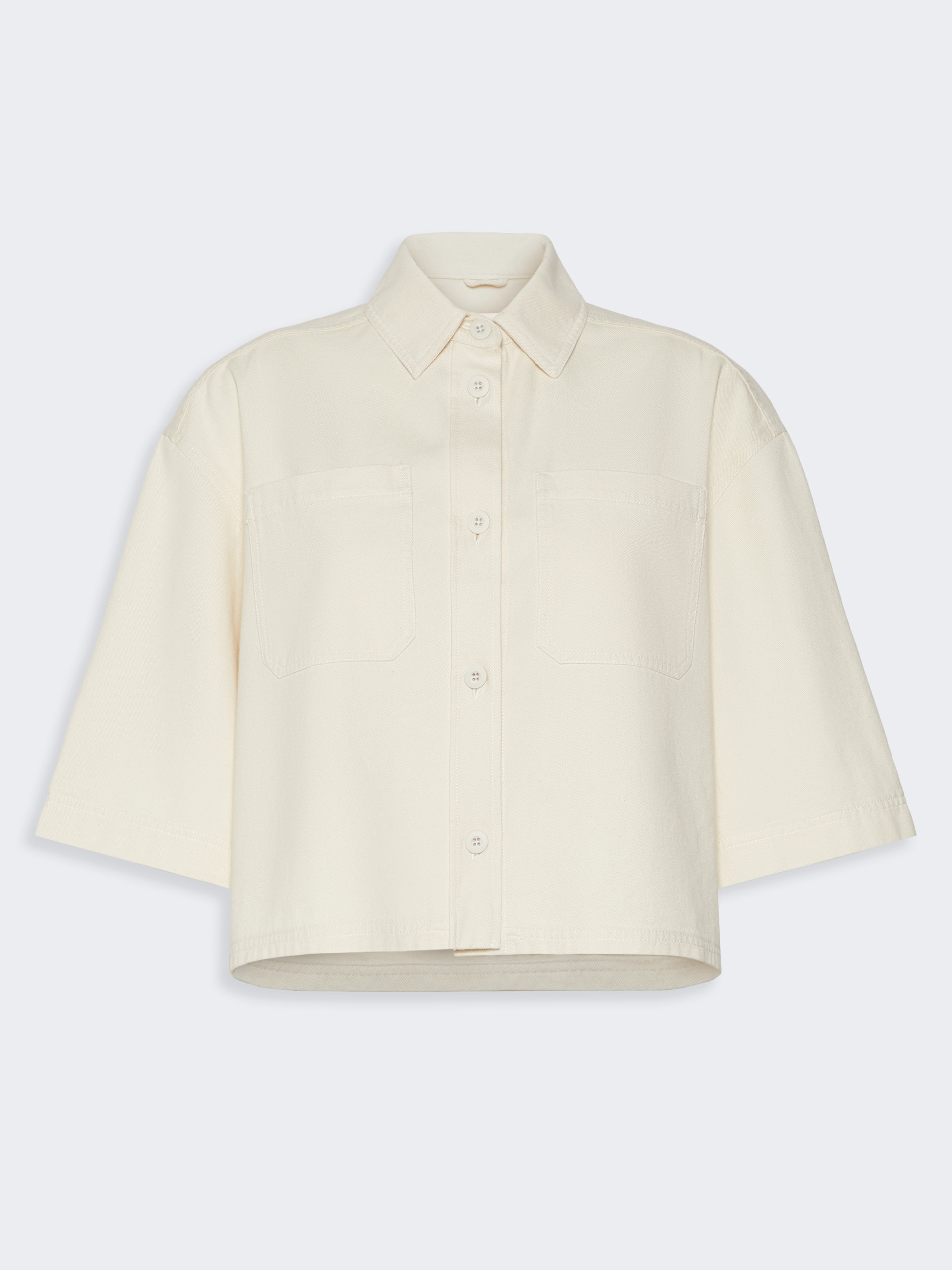Washed cotton cropped jacket - Weekend Max Mara - 5