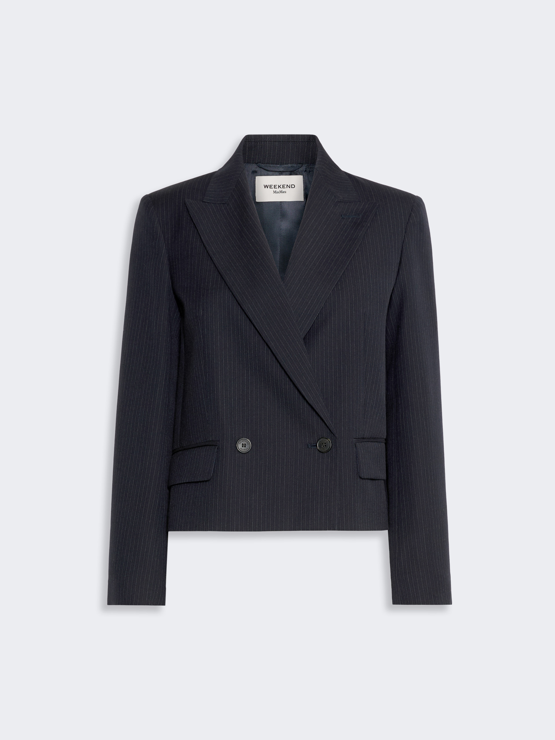 Blazer in gabardina di lana e cotone - Weekend Max Mara - 6