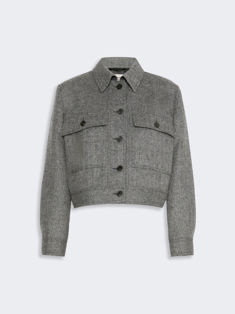 Cropped wool blend jacket - Weekend Max Mara - 2