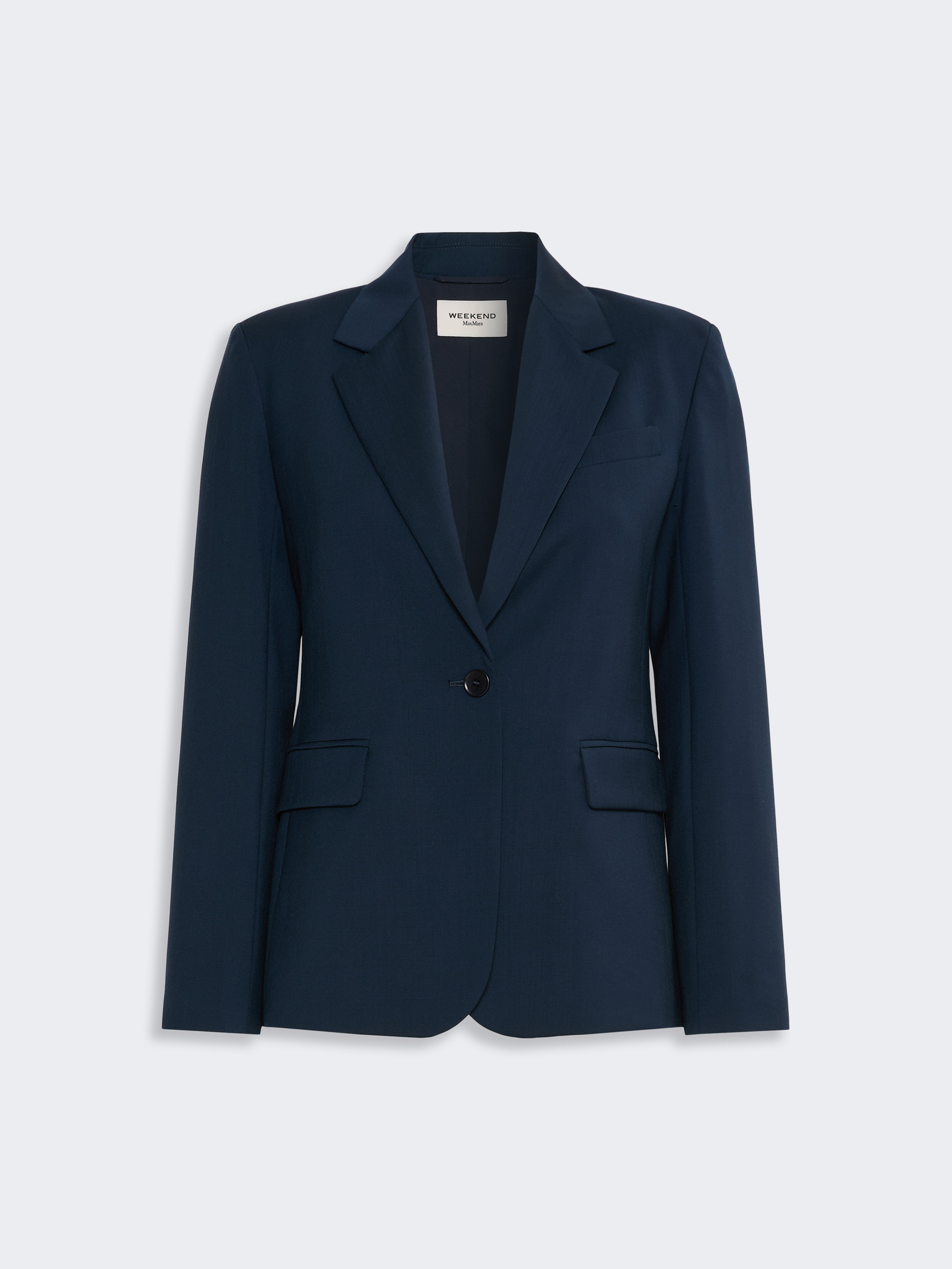 Single-breasted stretch wool blazer - Weekend Max Mara - 5