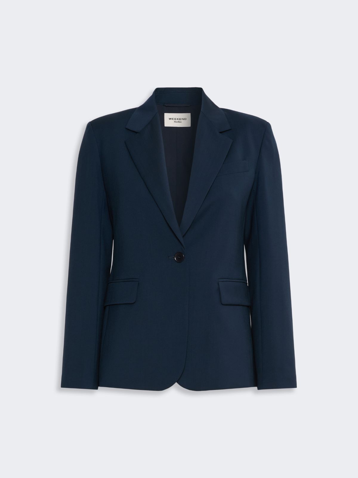 Single-breasted stretch wool blazer - Weekend Max Mara - 5