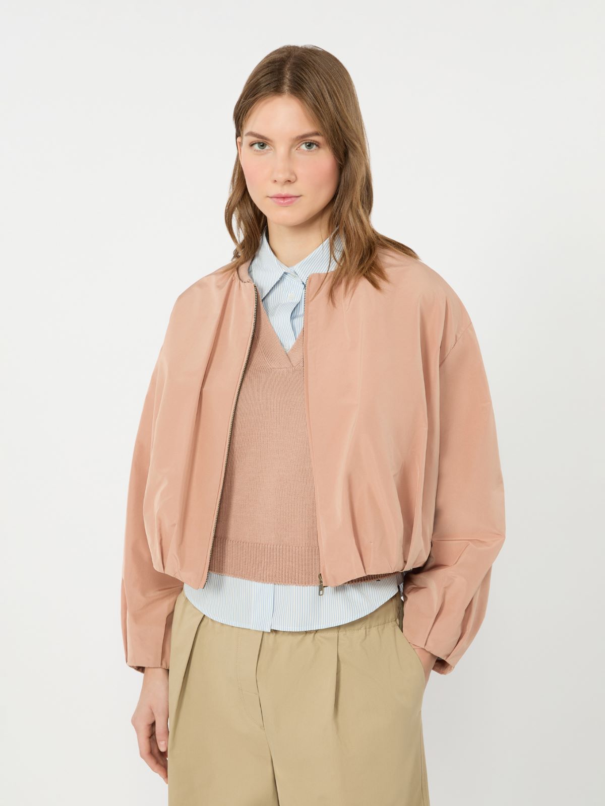 Short taffeta jacket - PINK - Weekend Max Mara - 4