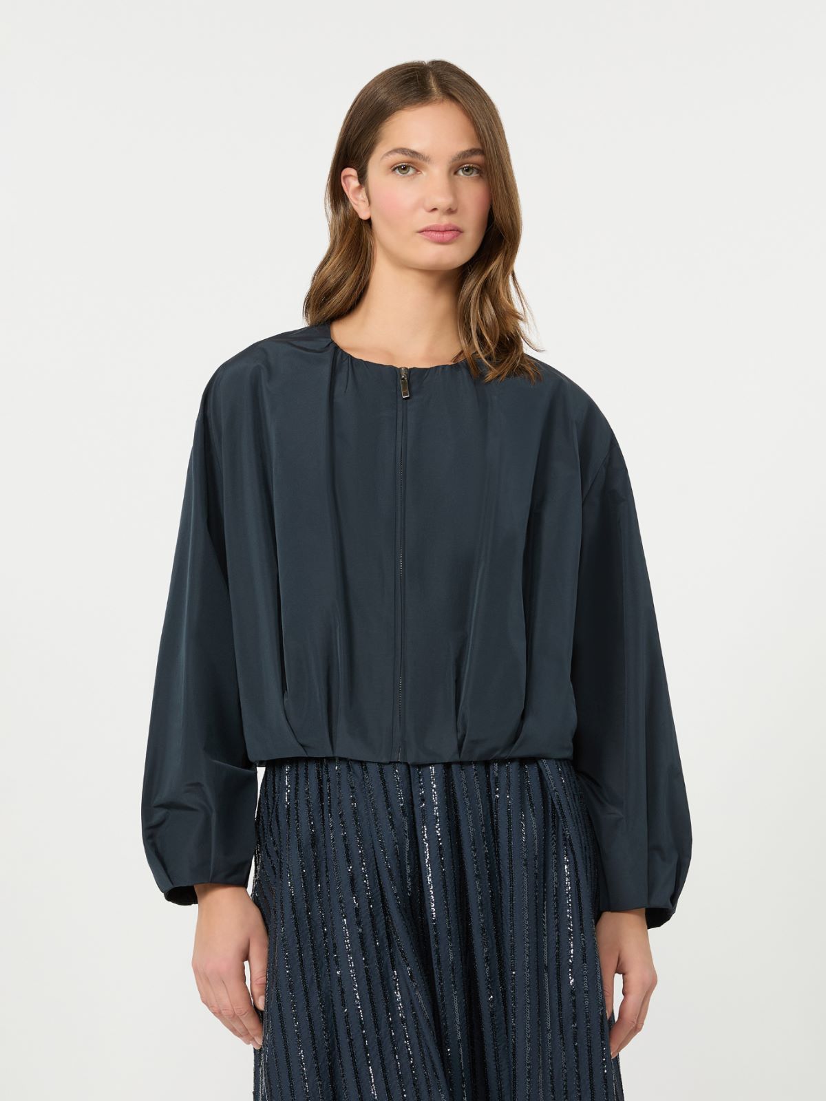 Short taffeta jacket - NAVY - Weekend Max Mara - 2