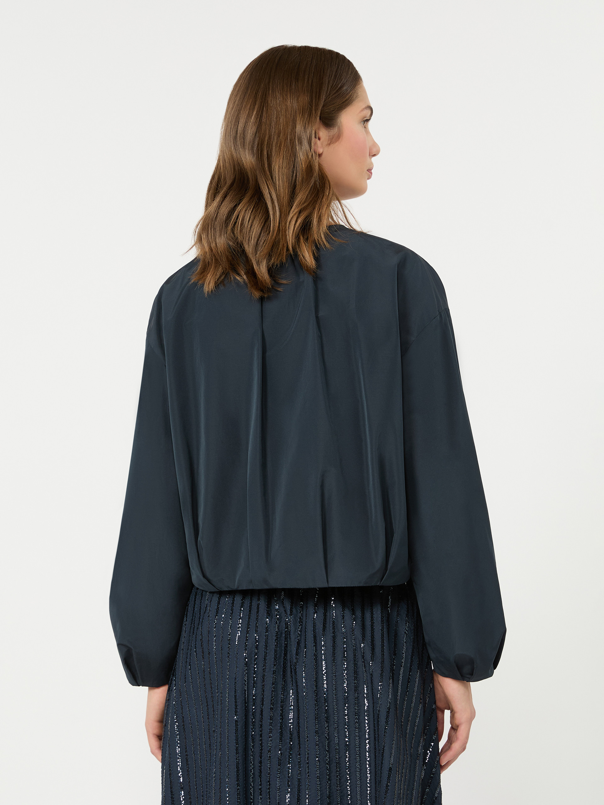Short taffeta jacket - NAVY - Weekend Max Mara - 3