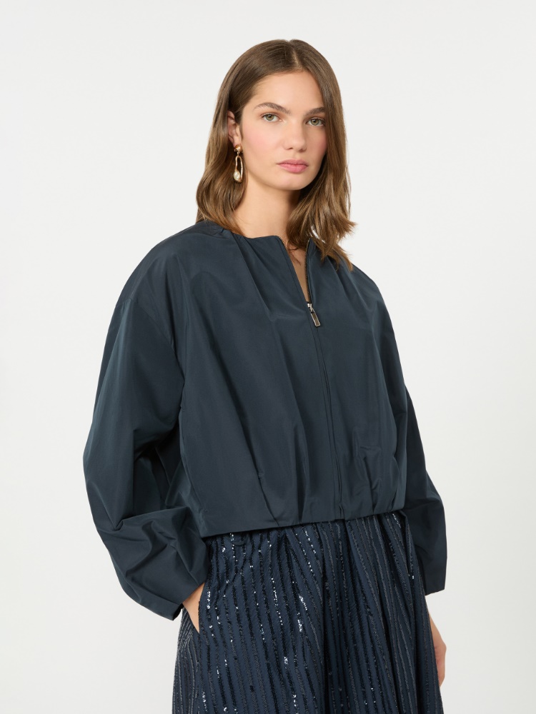 Short taffeta jacket - NAVY - Weekend Max Mara