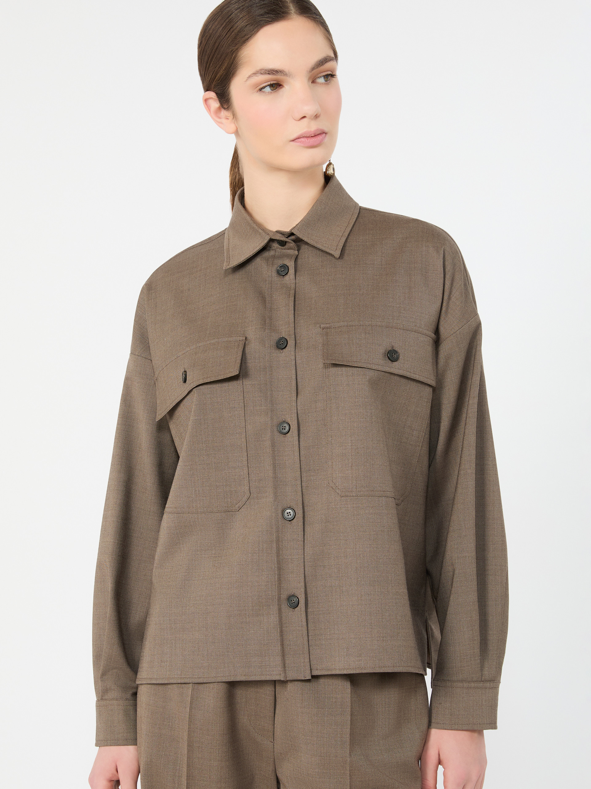Stretch wool twill jacket - Weekend Max Mara - 4