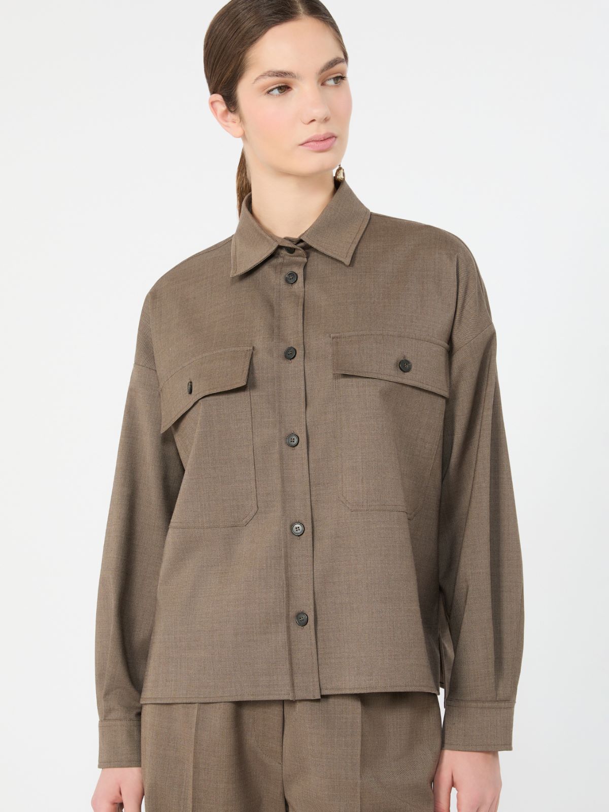 Stretch wool twill jacket - Weekend Max Mara - 4