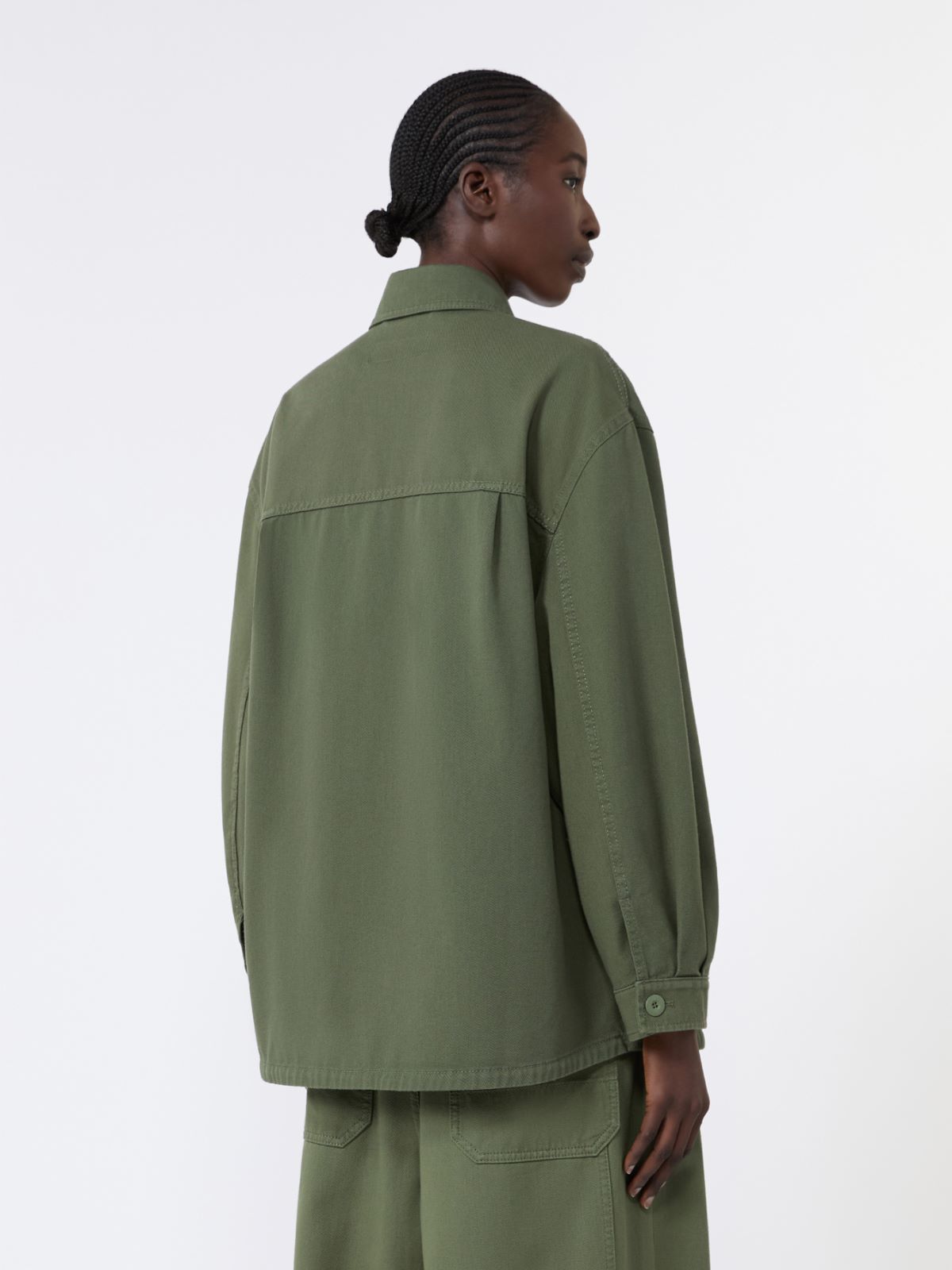 Embroidered cotton canvas jacket - Weekend Max Mara - 3
